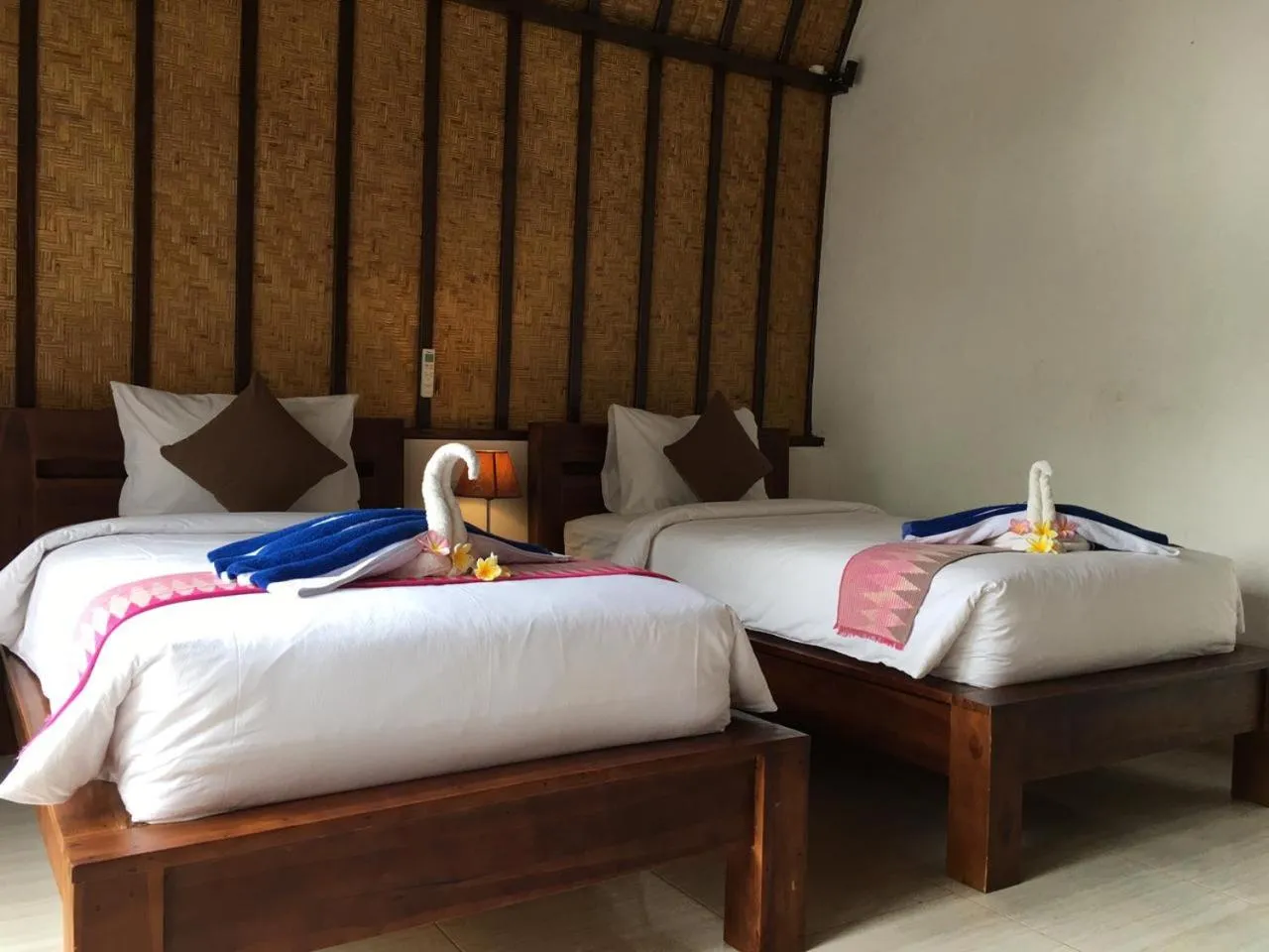 Bed in Bale Lumbung Bungalows