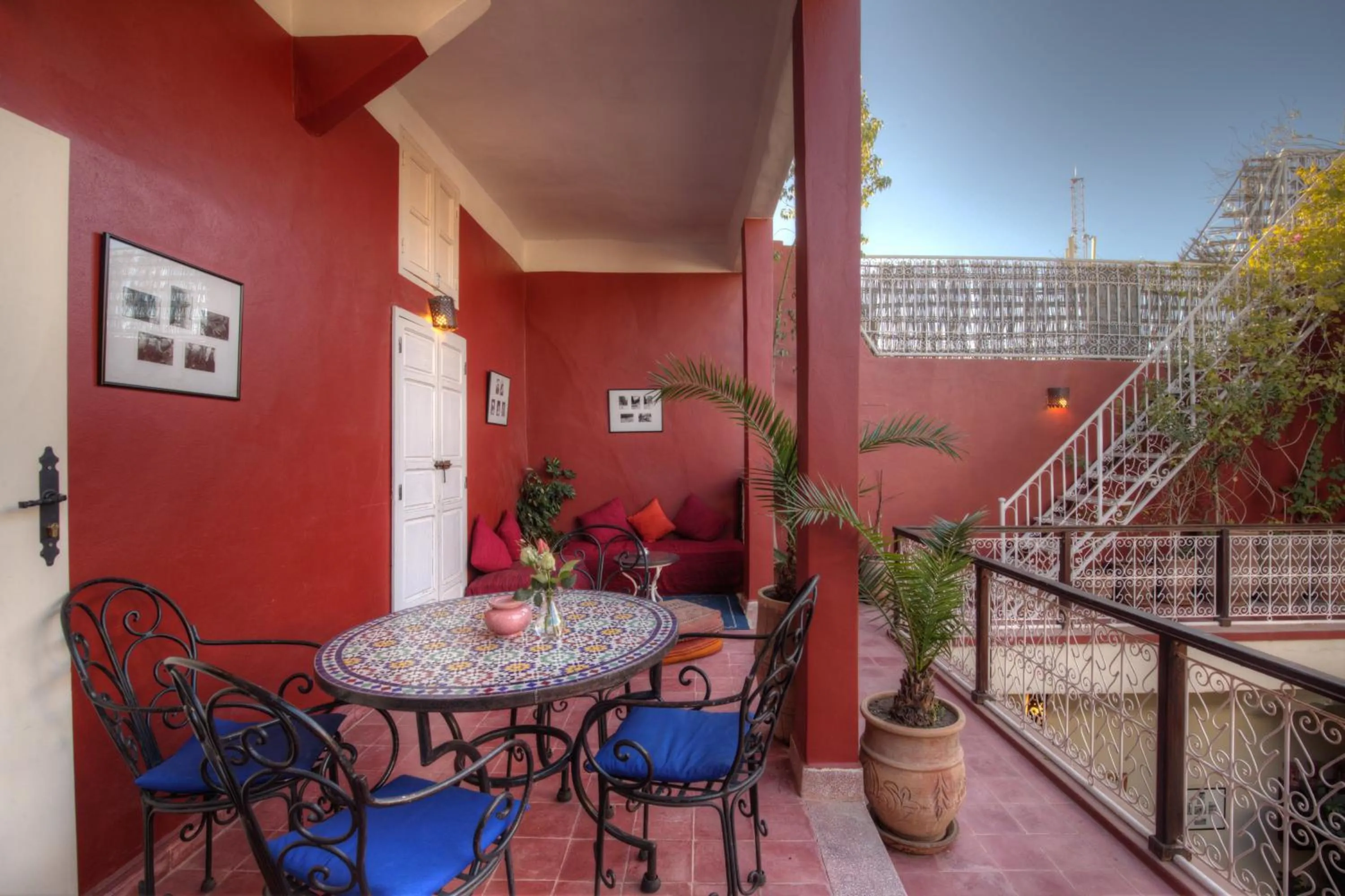 Balcony/Terrace in Riad Marhbabikoum