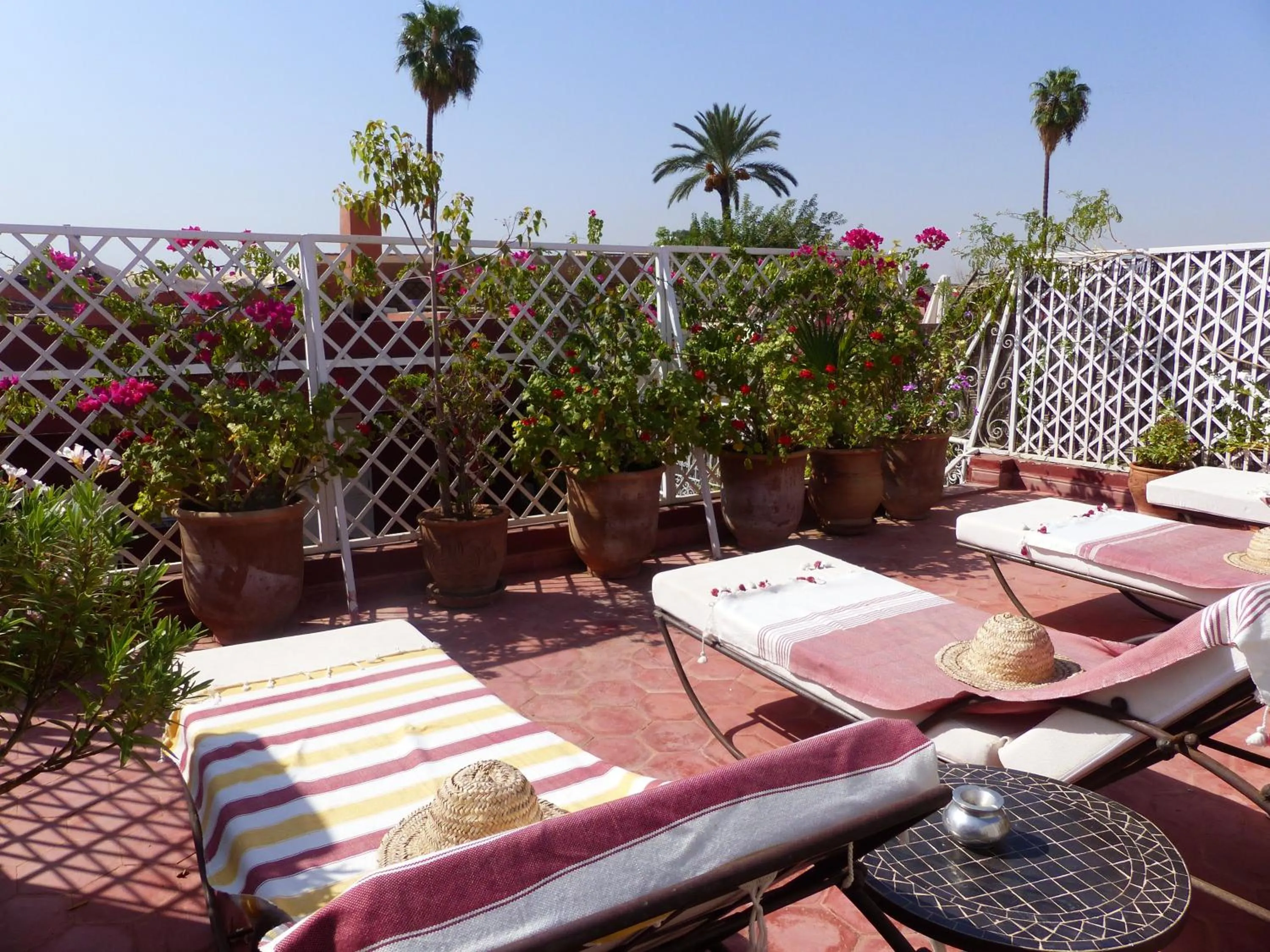Balcony/Terrace in Riad Marhbabikoum