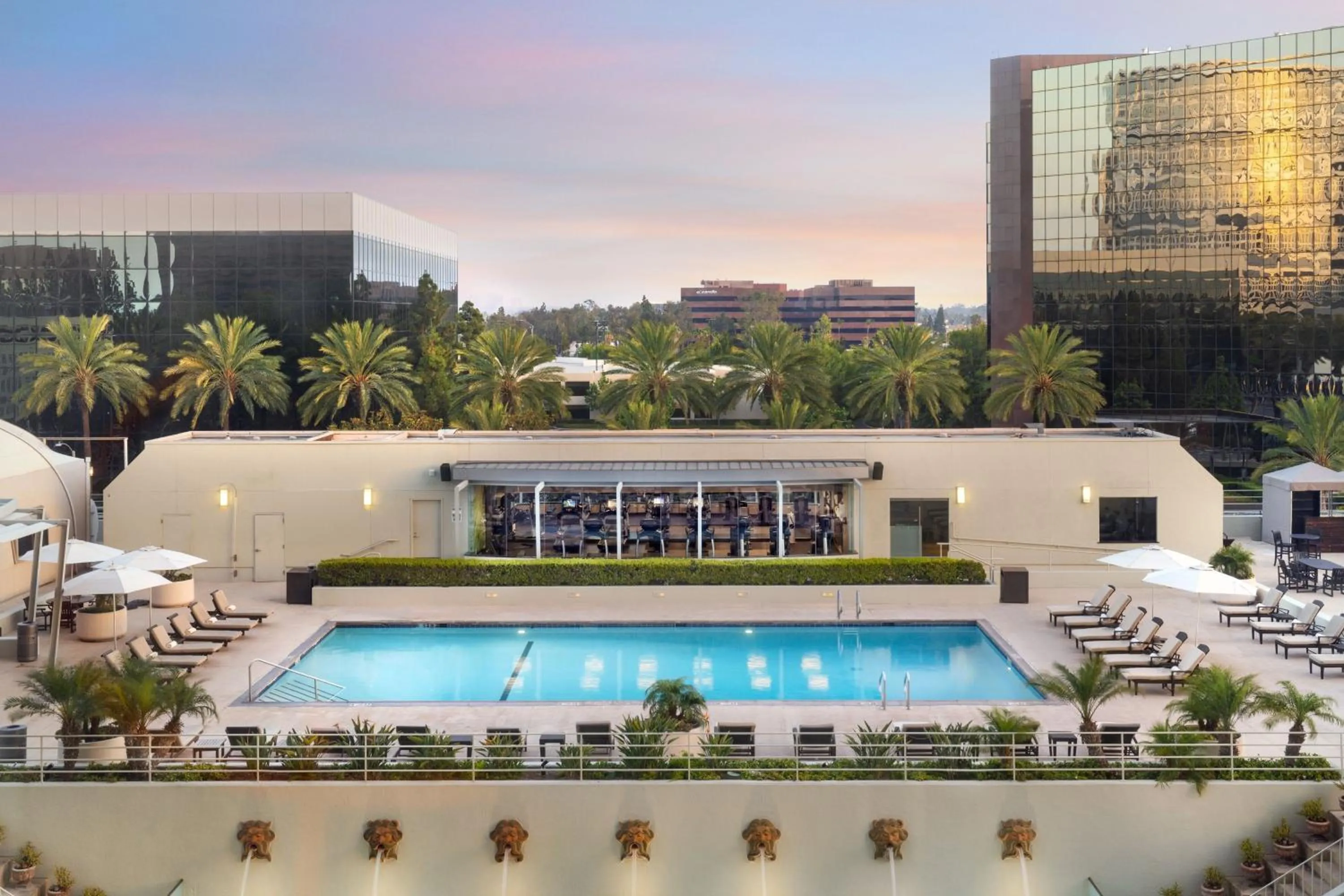 Swimming pool in The Westin South Coast Plaza, Costa Mesa