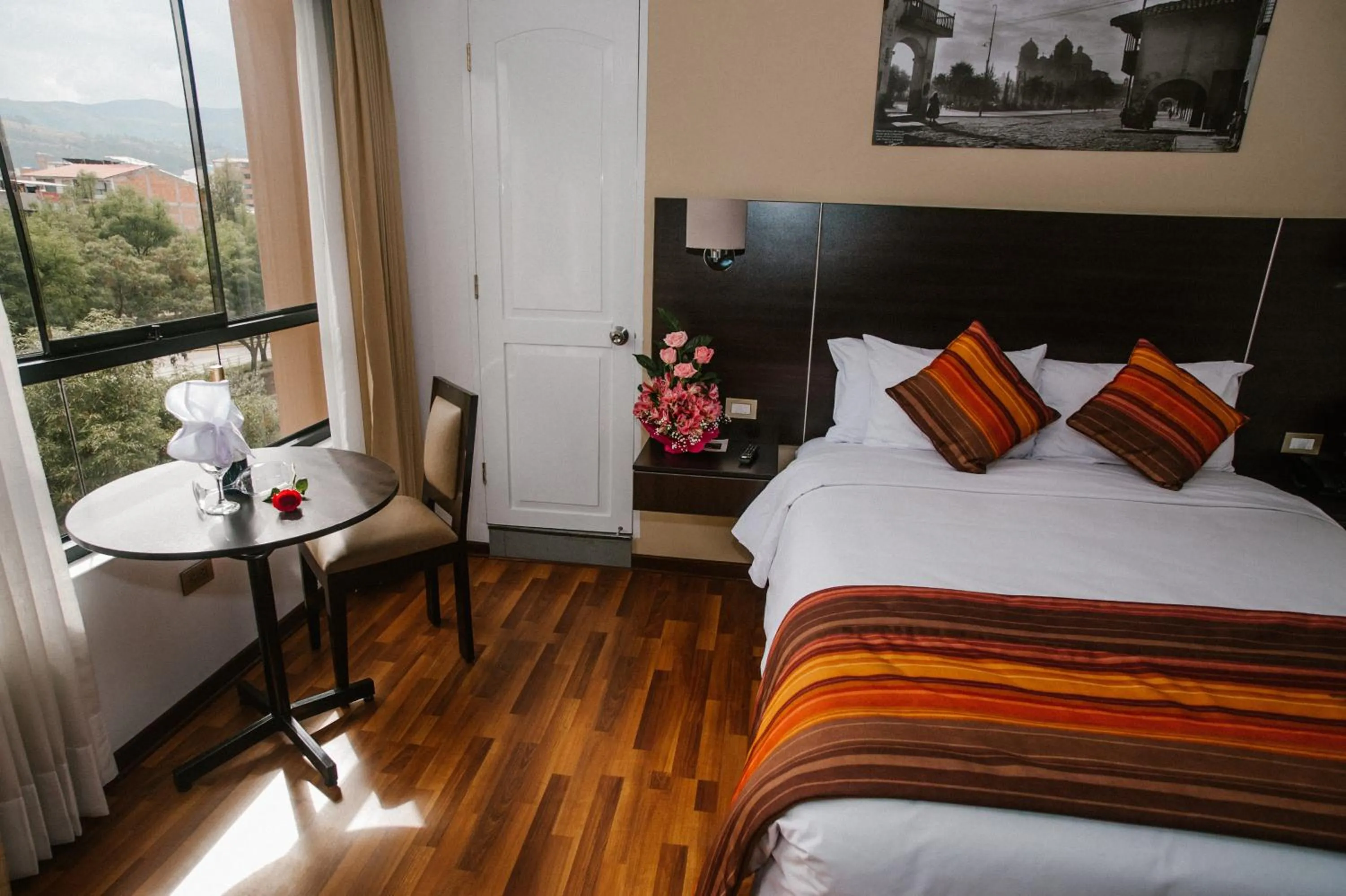 Bed in Royal Inn Cusco Hotel