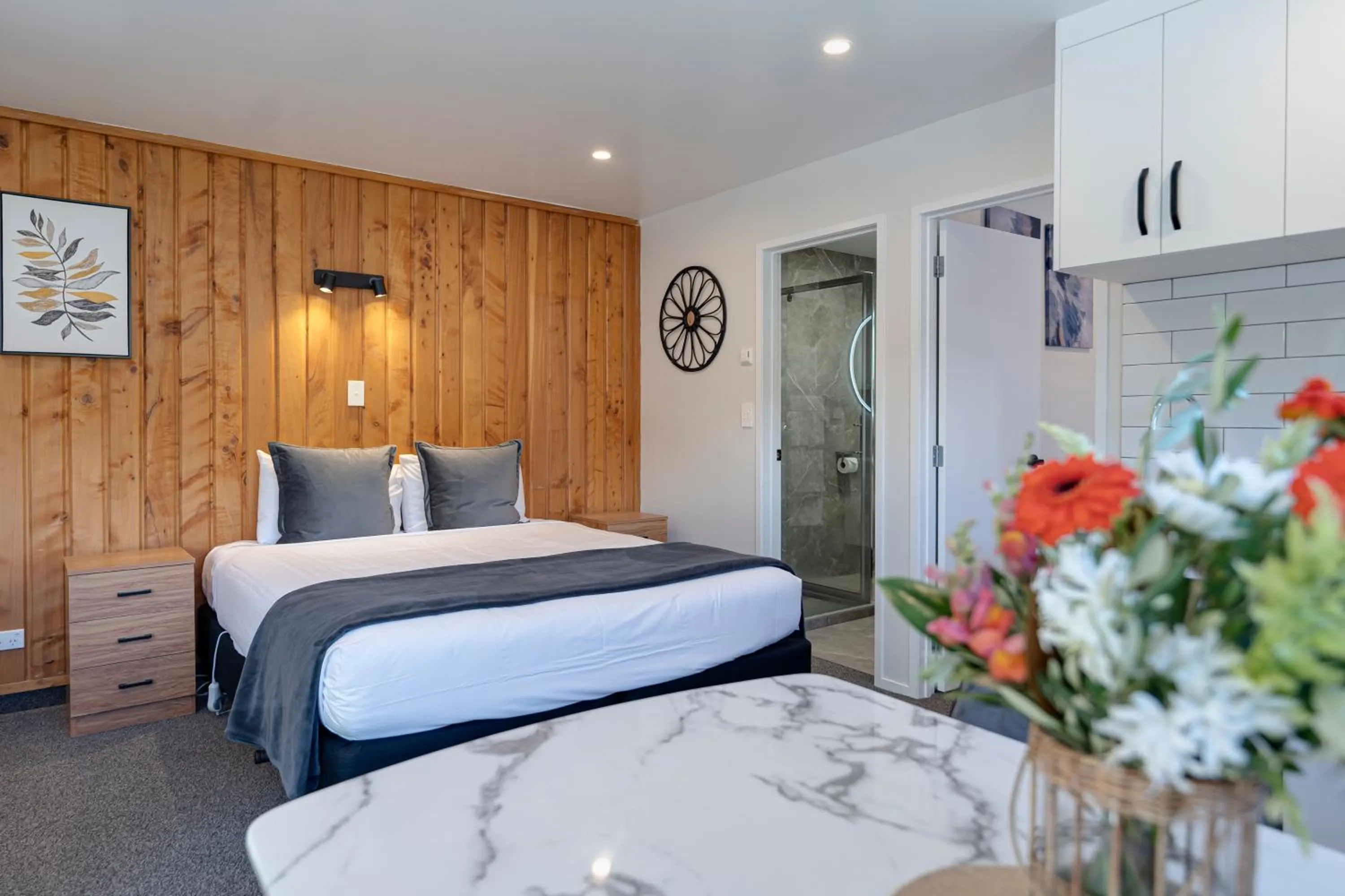 Bed in Archway Motels & Chalets