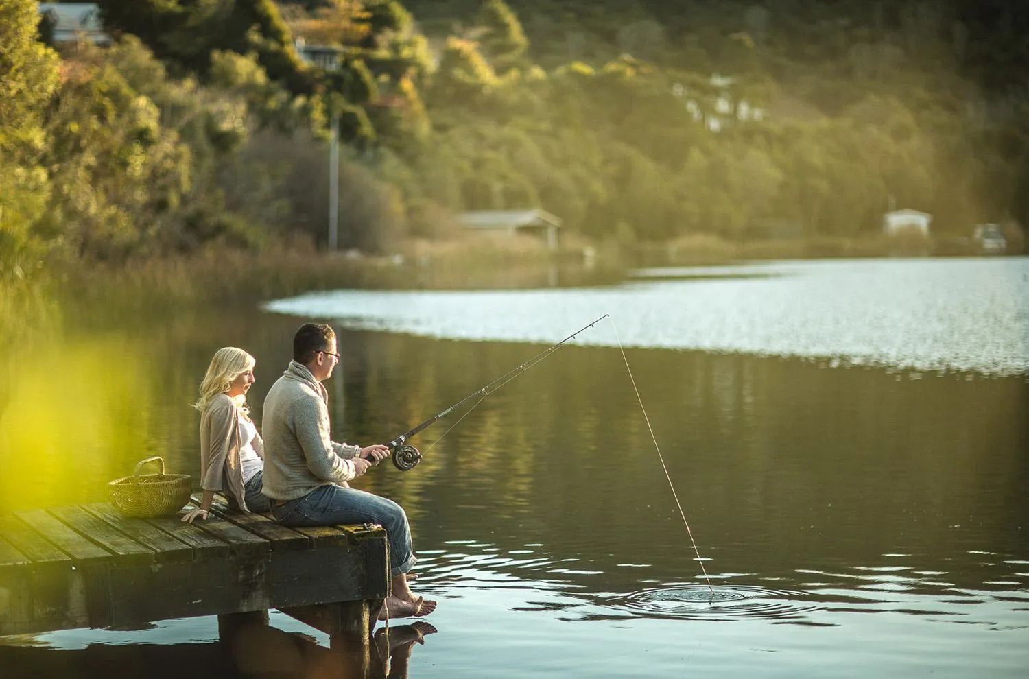 Fishing in Solitaire Lodge