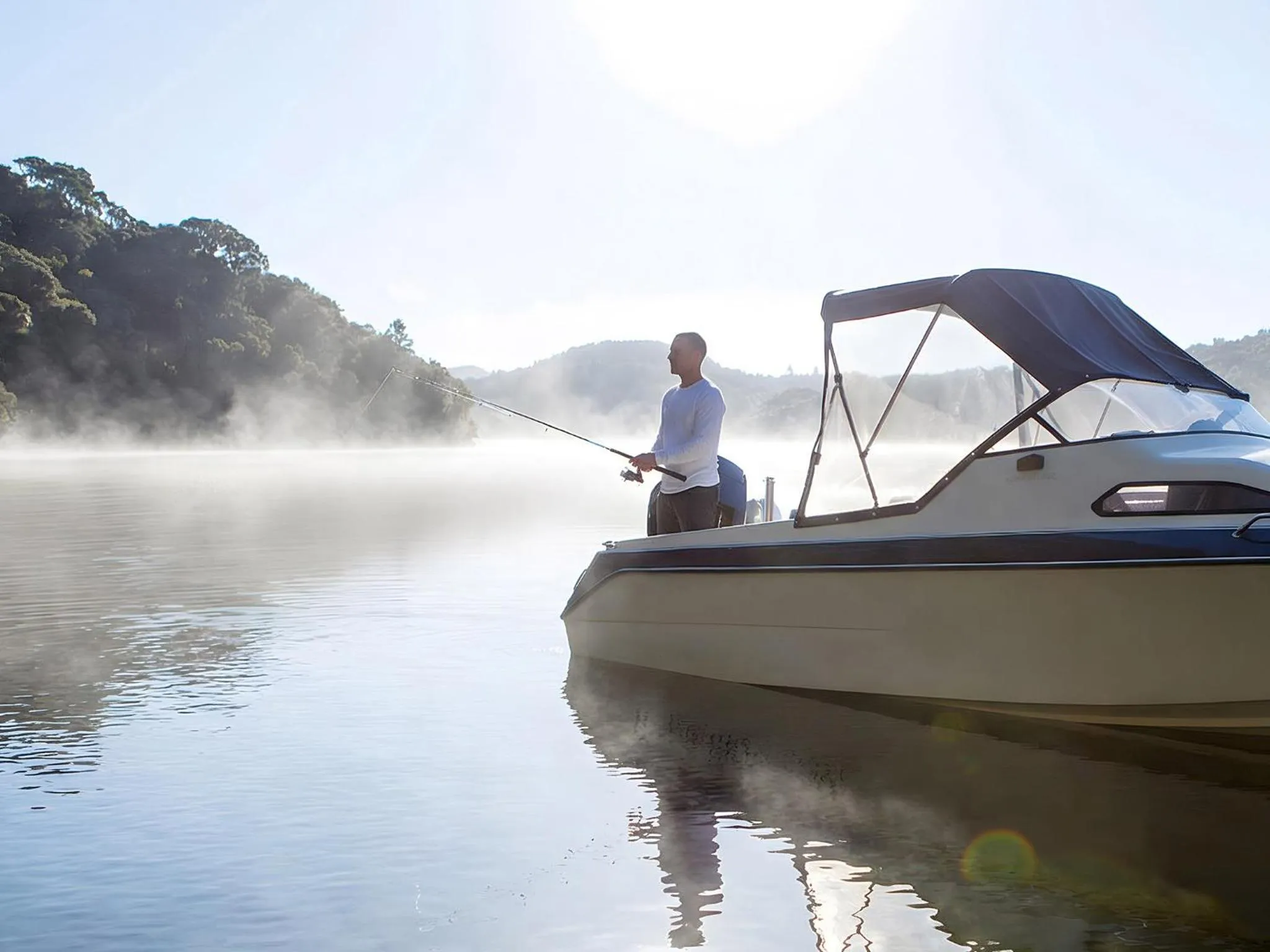 Fishing in Solitaire Lodge