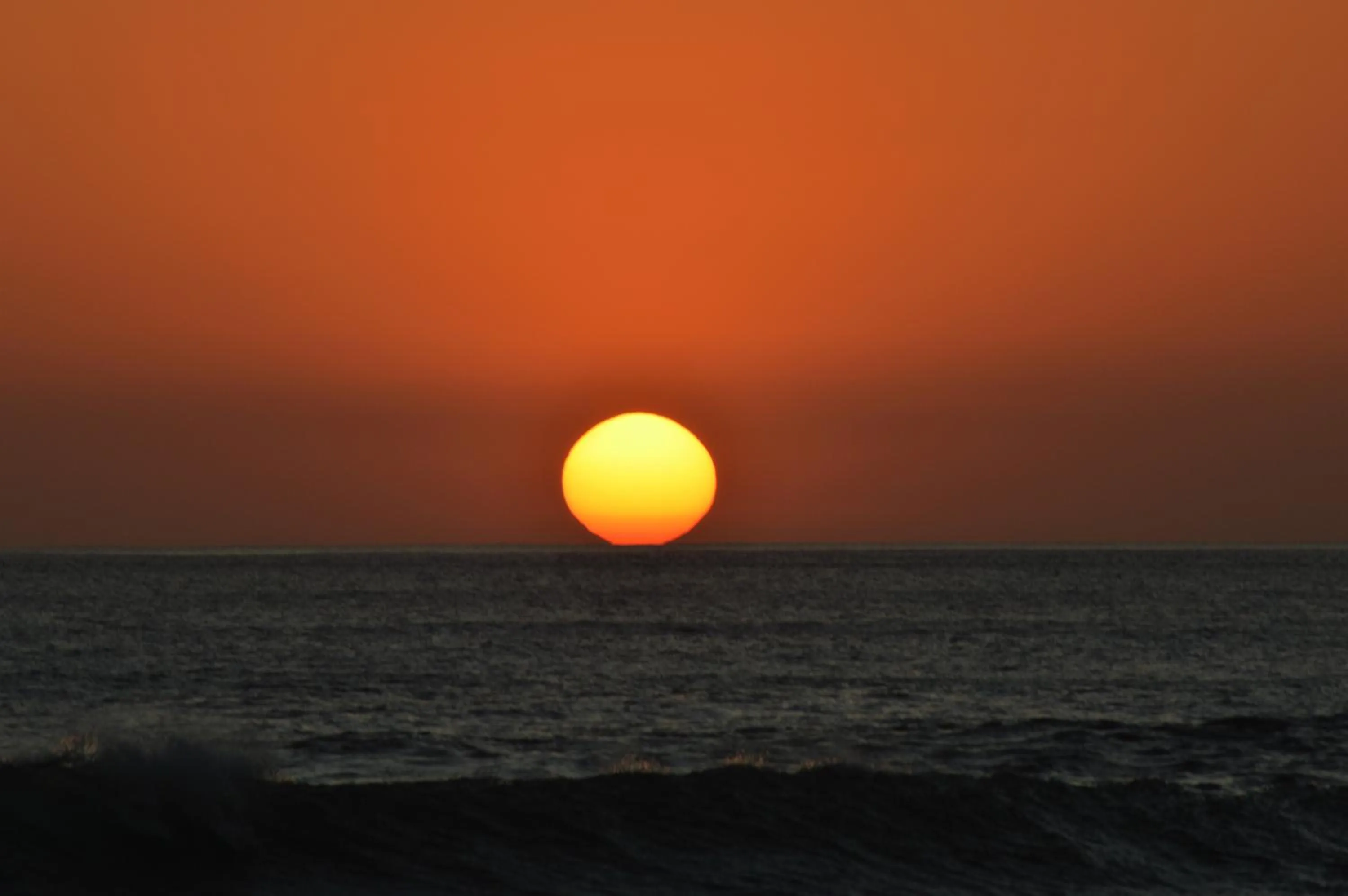 Sunset in Casa Cecilia Beach Front