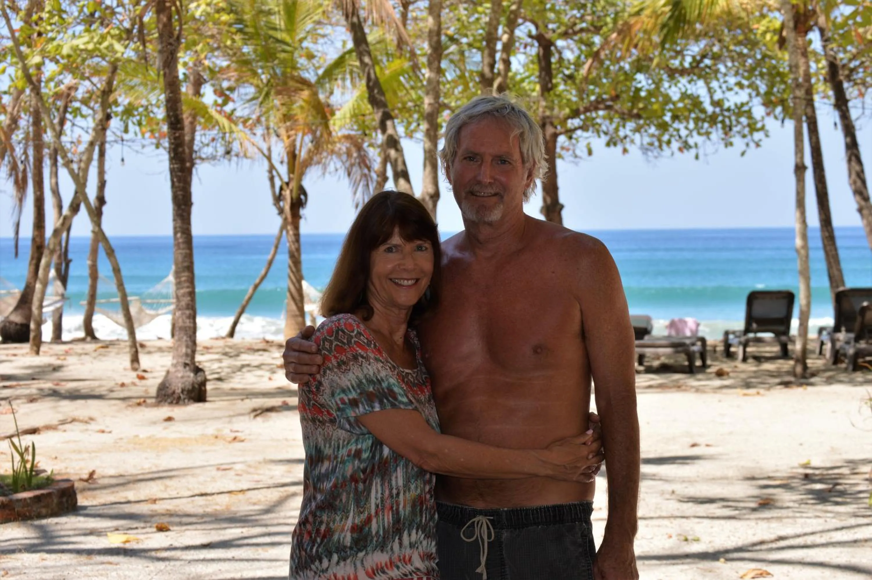 Guests in Casa Cecilia Beach Front