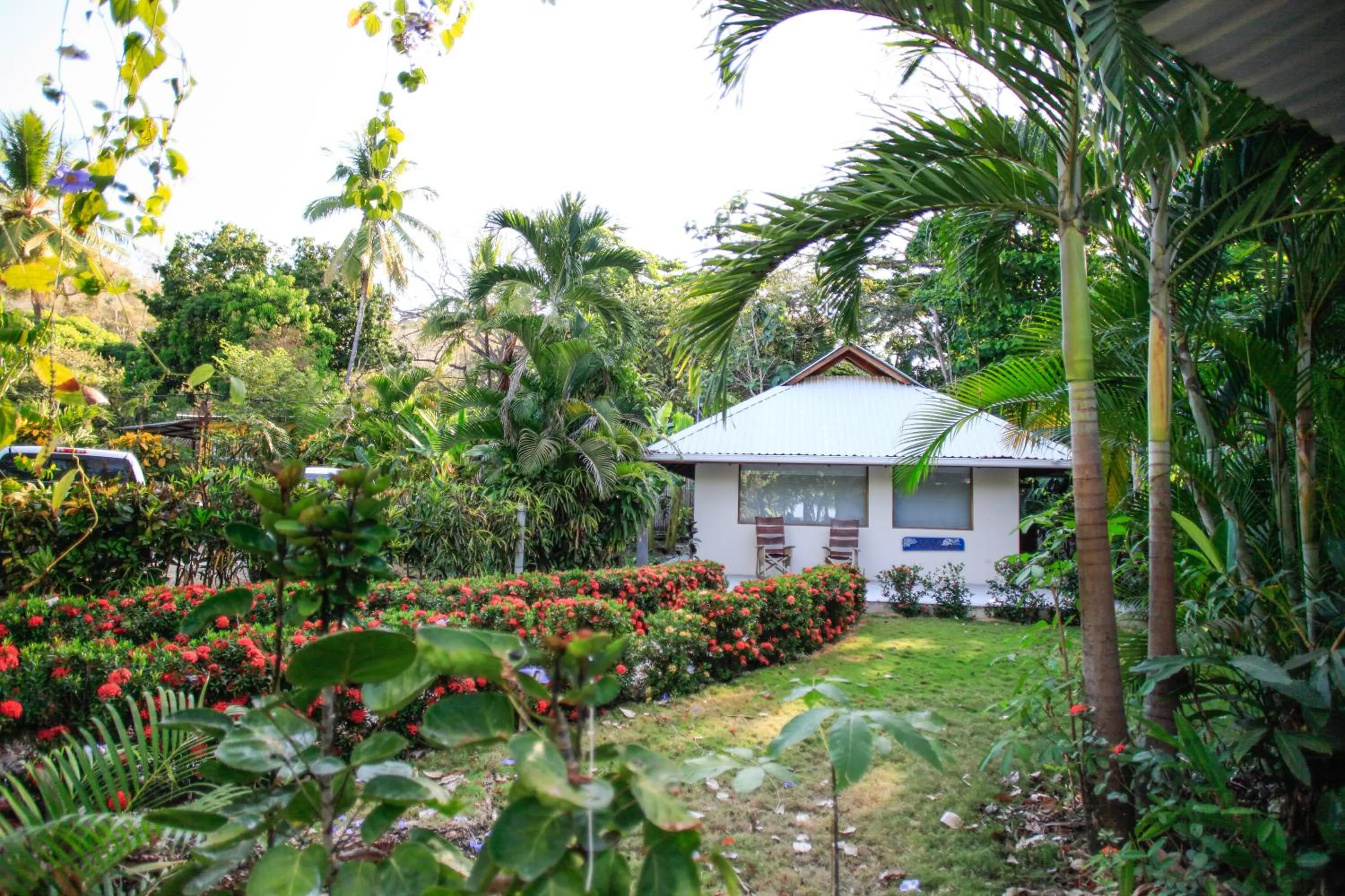 Garden view in Casa Cecilia Beach Front
