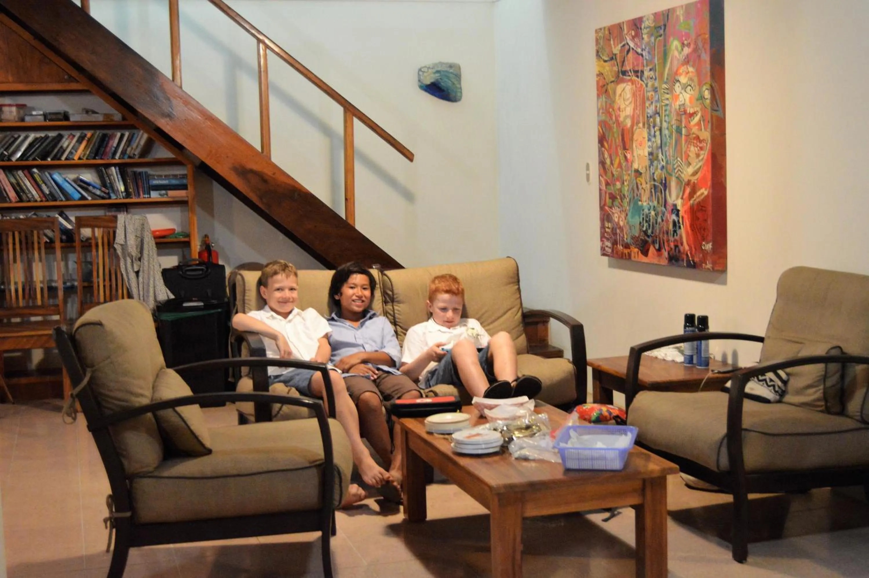 People in Casa Cecilia Beach Front