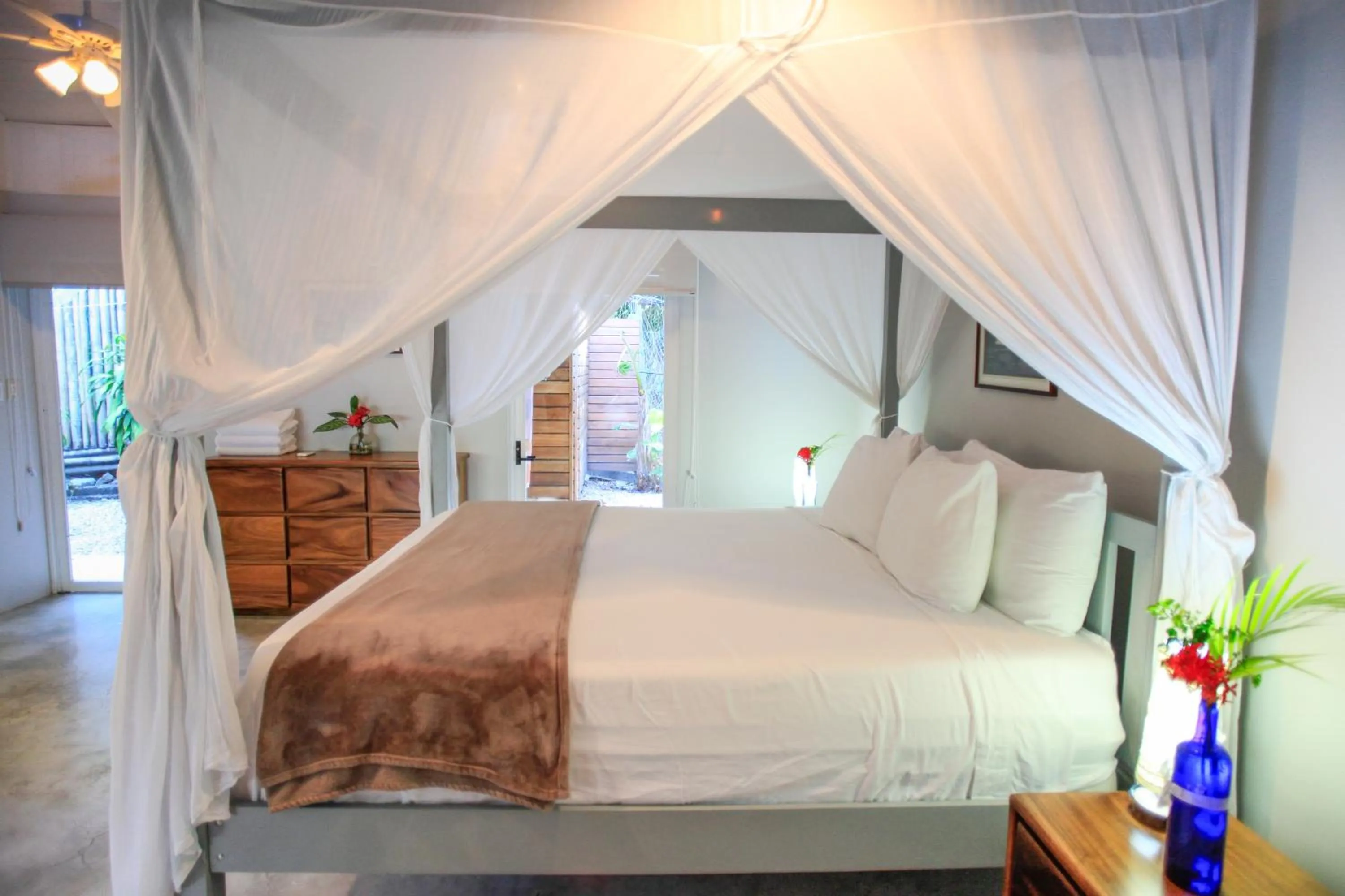 Bedroom, Bed in Casa Cecilia Beach Front