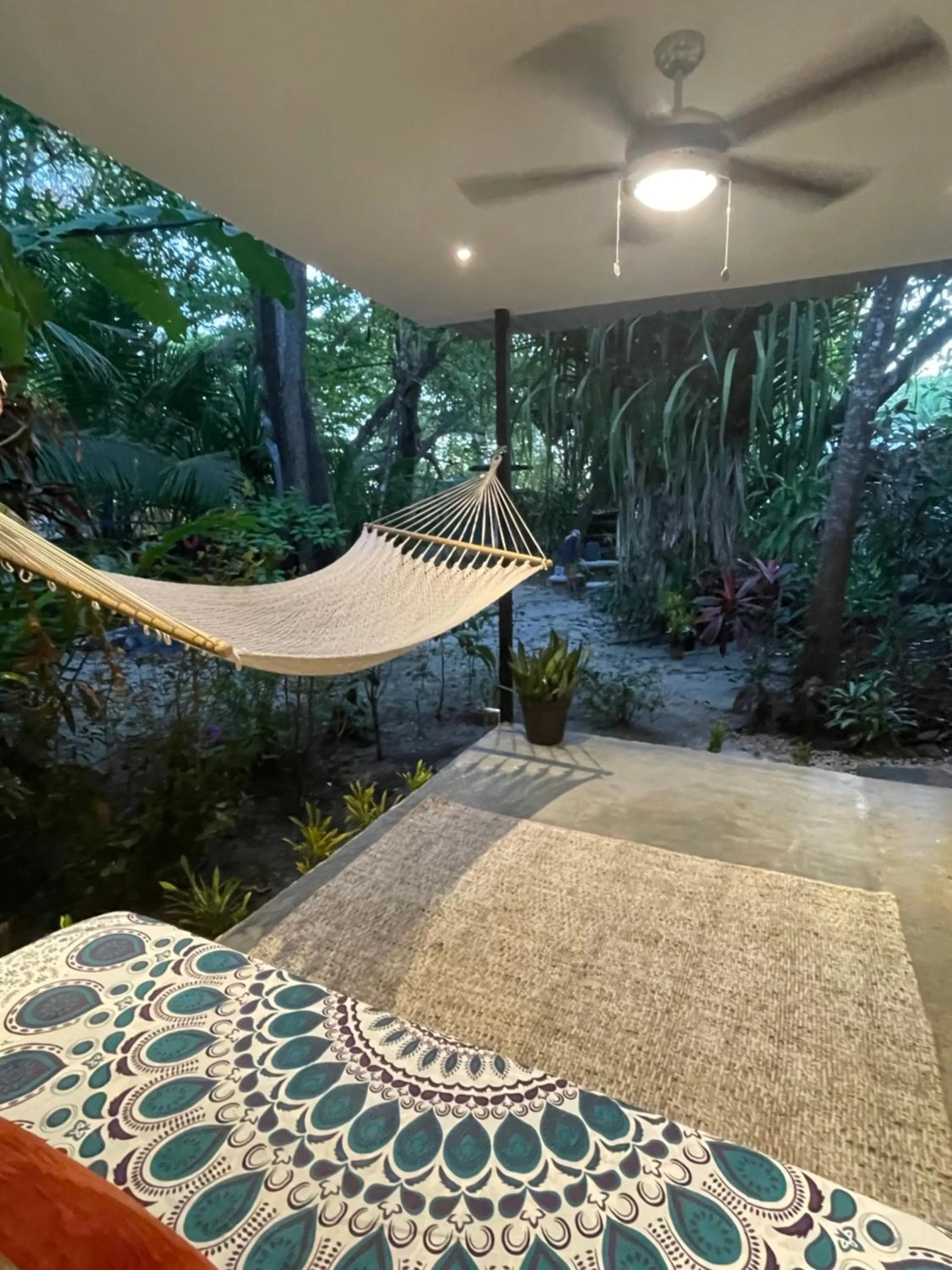 Garden view in Casa Cecilia Beach Front