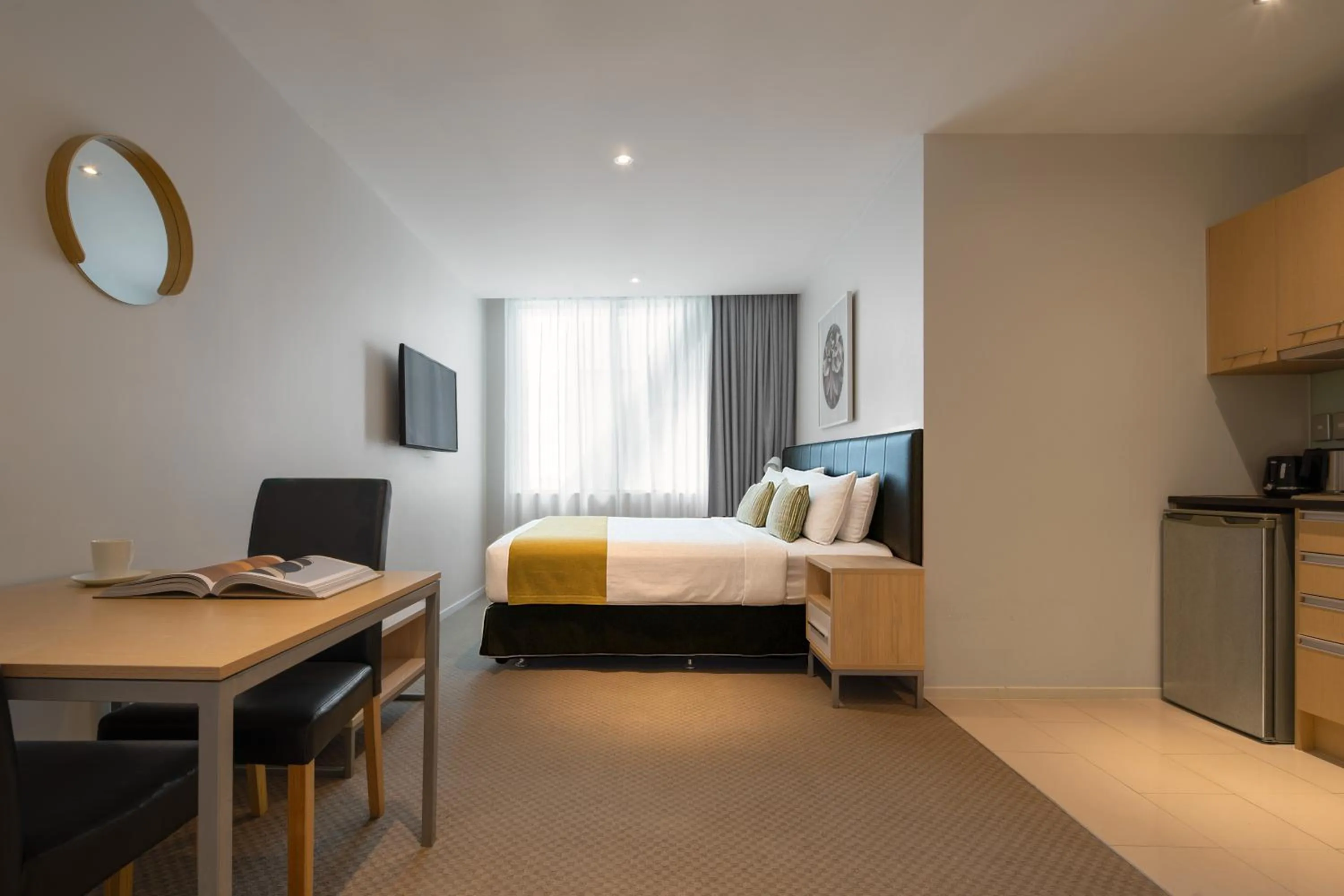 Bed in Quest on Hobson Serviced Apartments