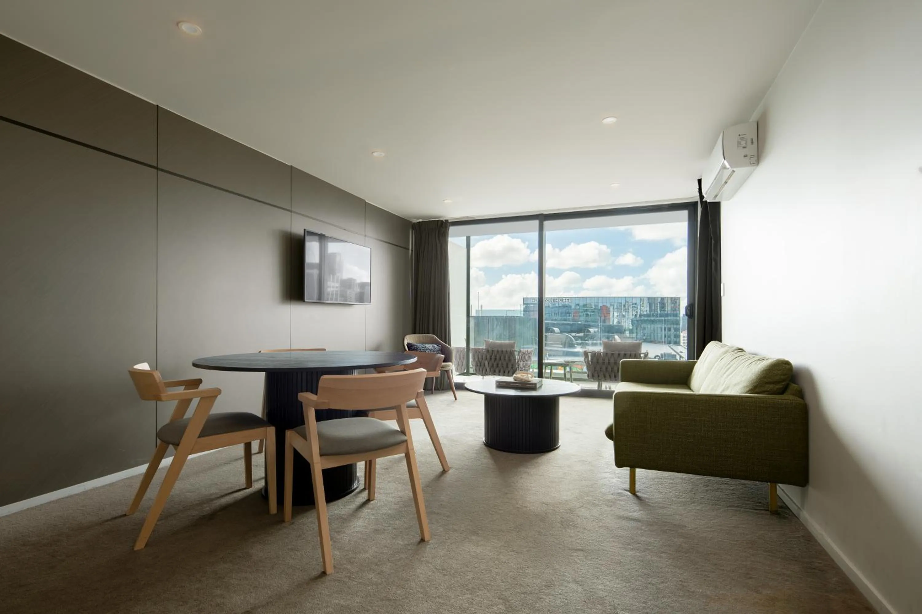 Communal lounge/ TV room in Quest on Hobson Serviced Apartments