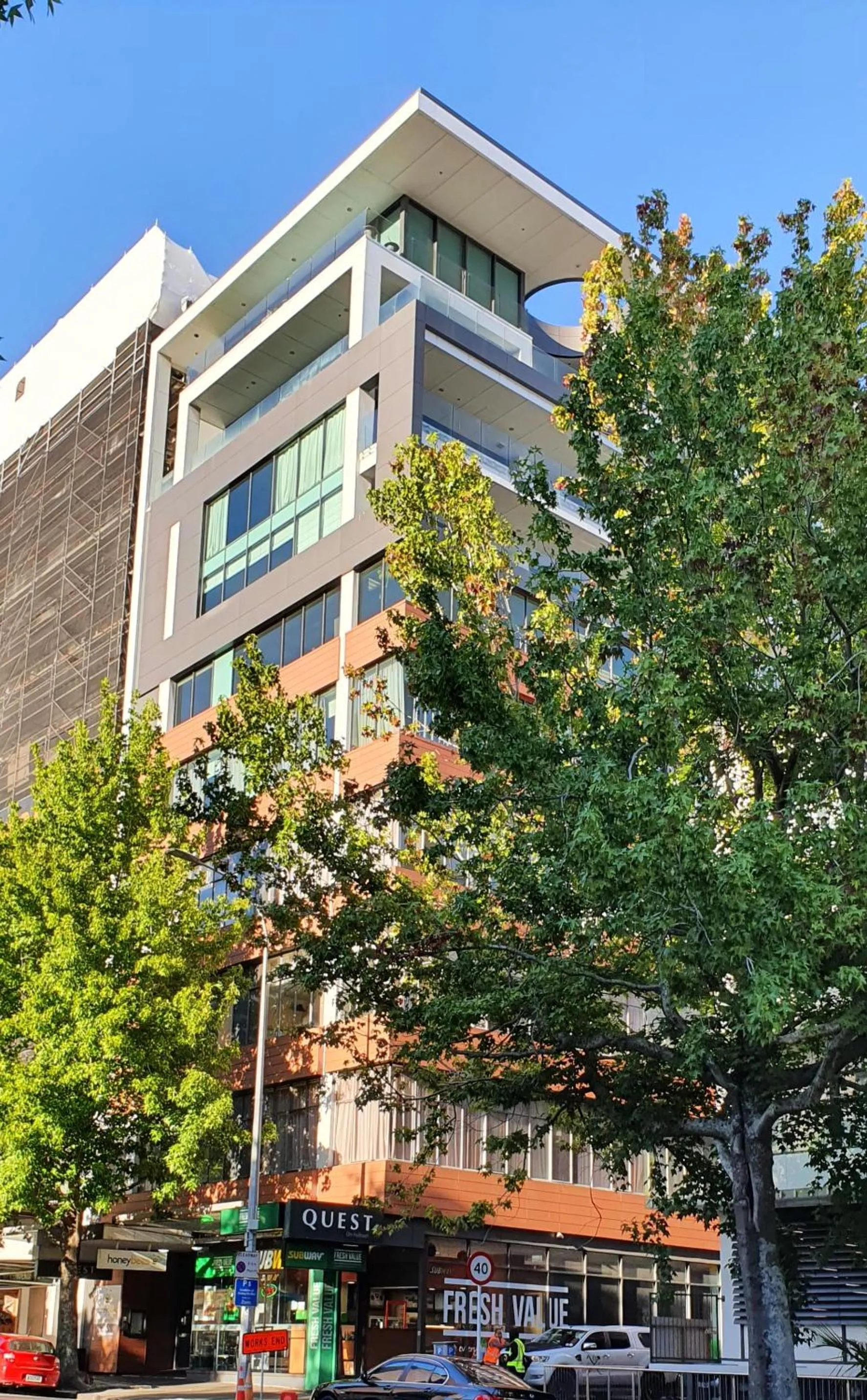 Property building in Quest on Hobson Serviced Apartments