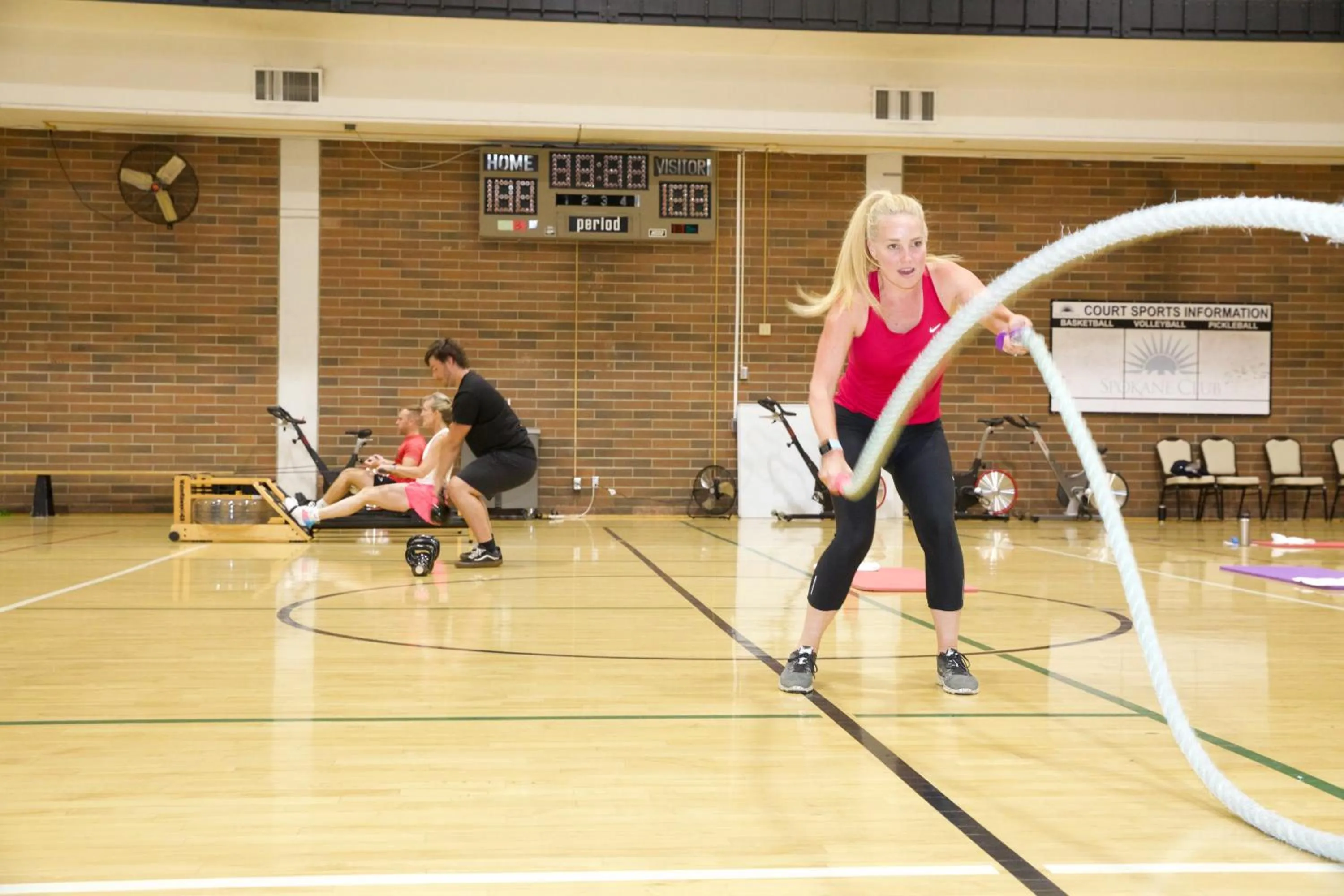 Fitness centre/facilities in Spokane Club Hotel