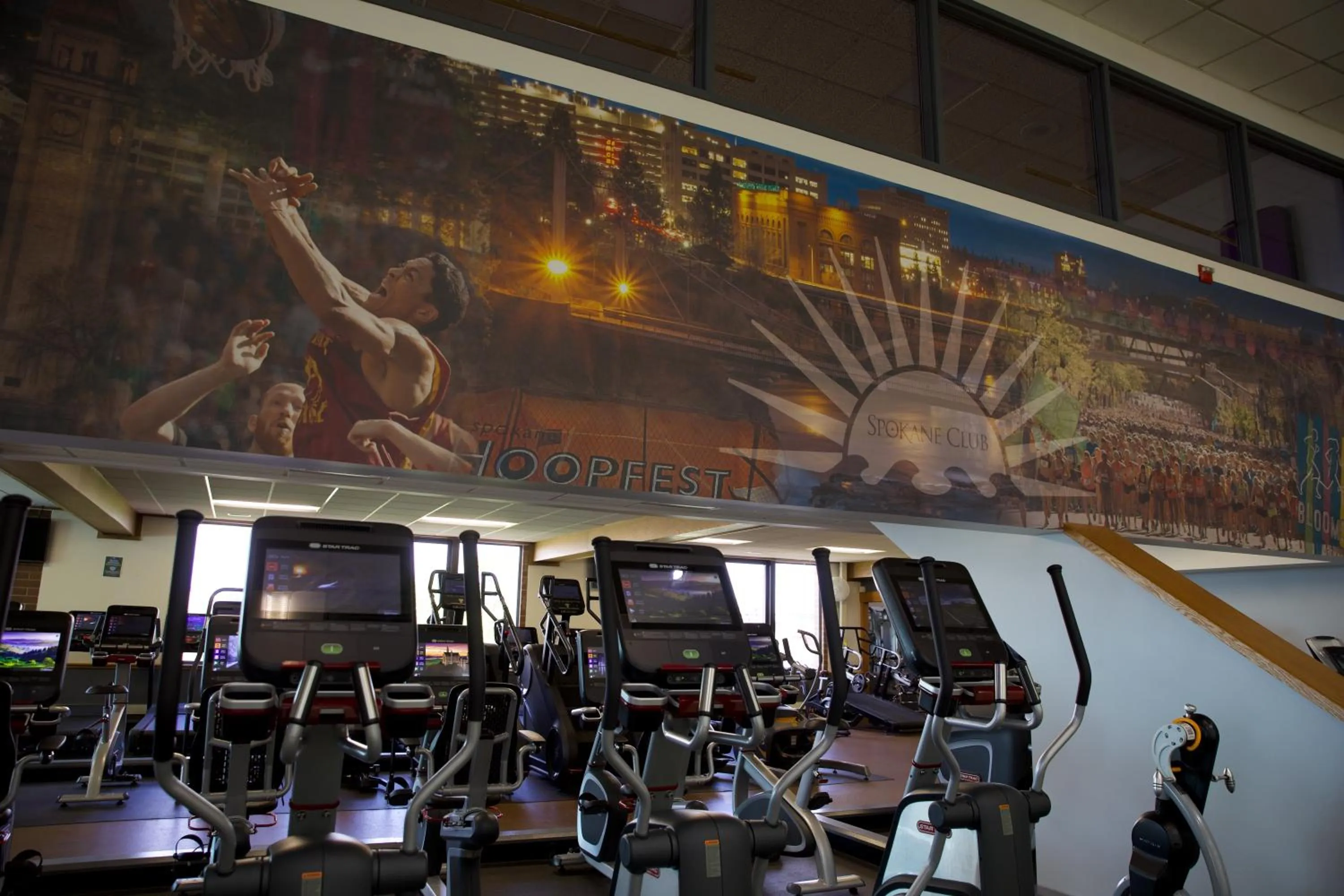 Fitness centre/facilities in Spokane Club Hotel