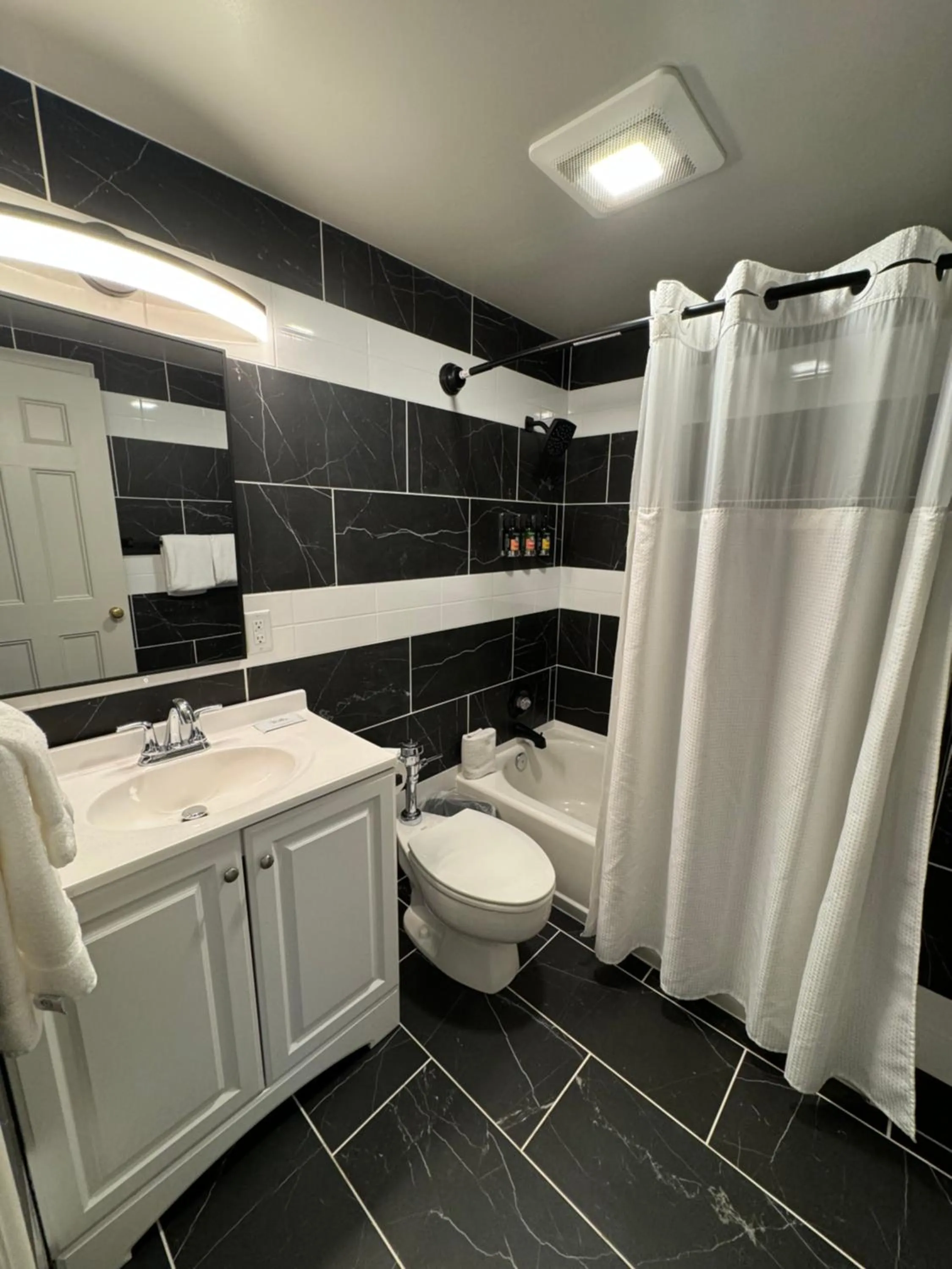 Shower in Spokane Club Hotel