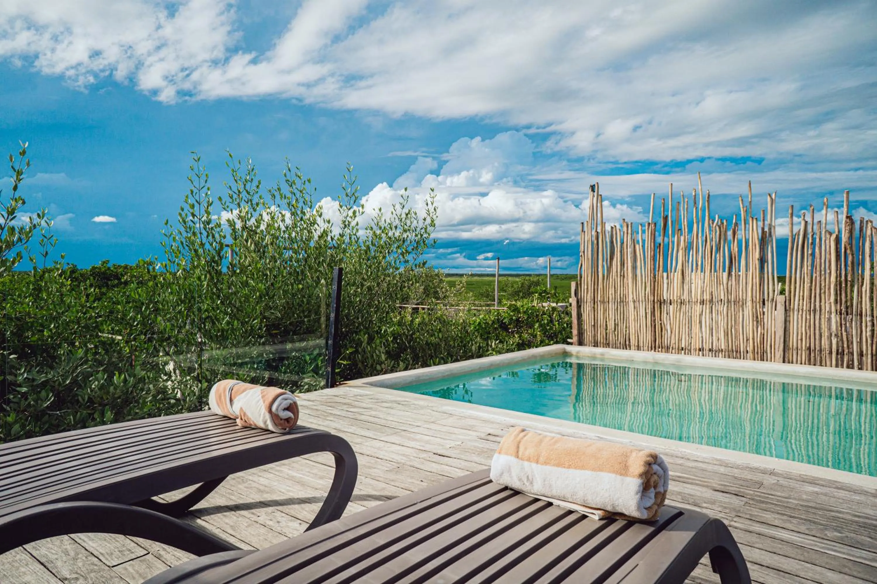 Swimming pool in Sunset House