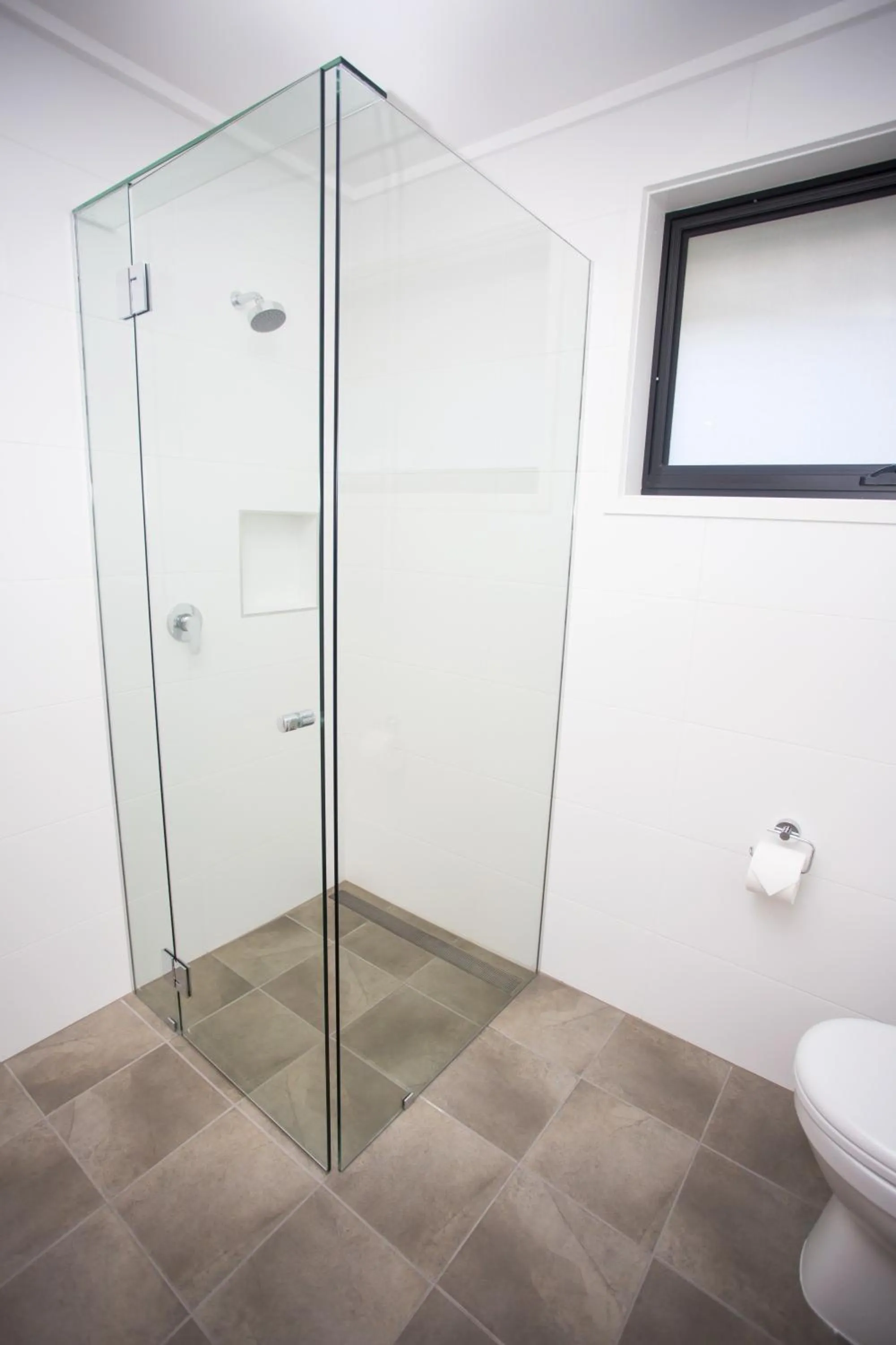 Bathroom in Beachfront Motel