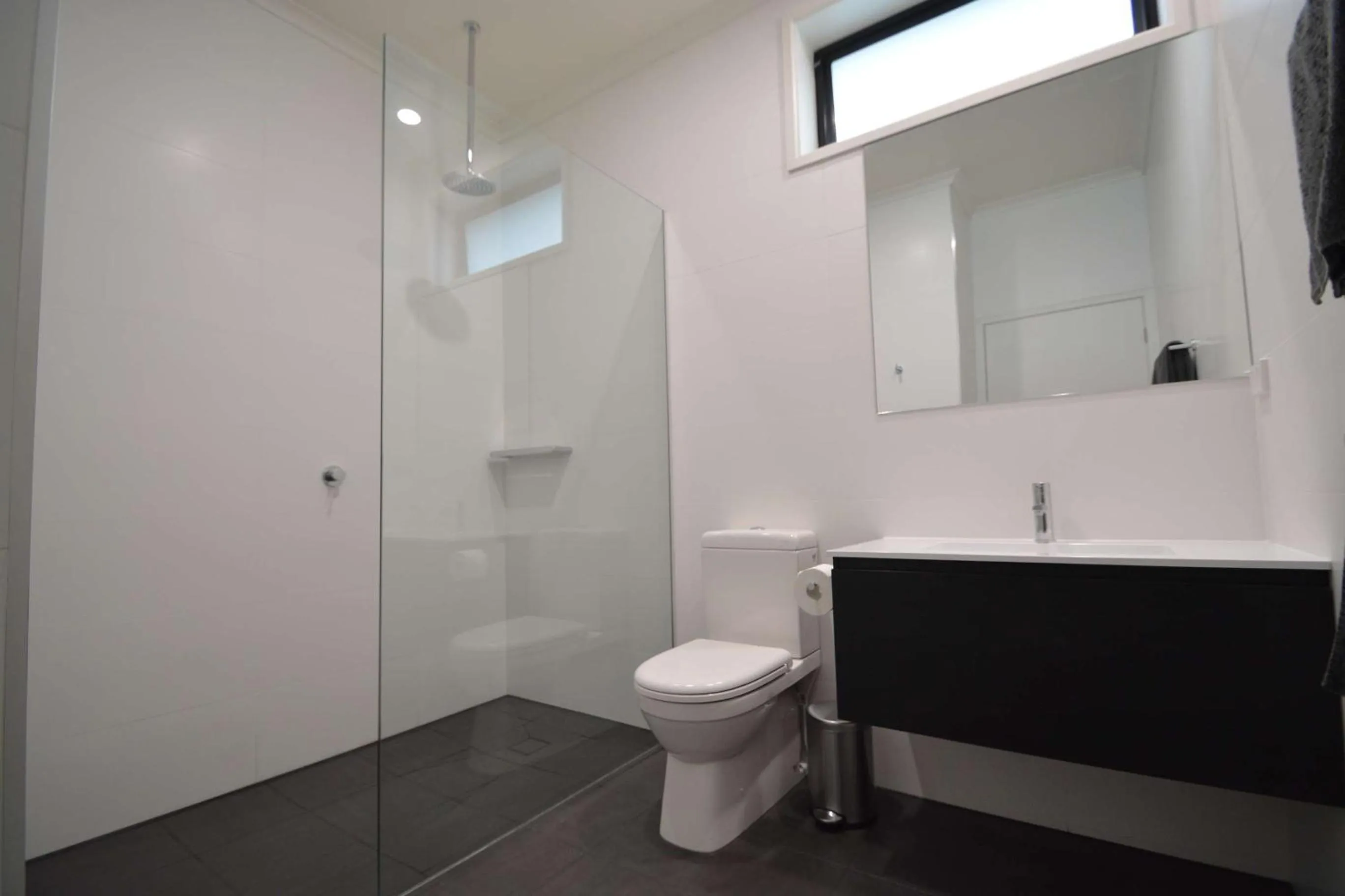 Bathroom in Beachfront Motel