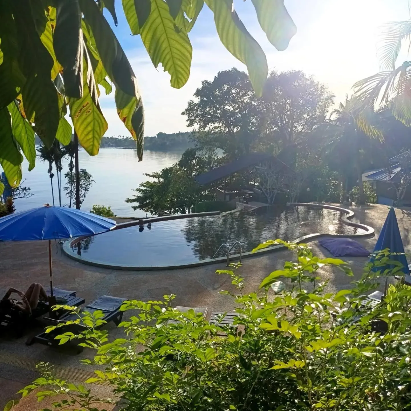 Swimming pool in Koh Mak Buri Hut Natural Resort