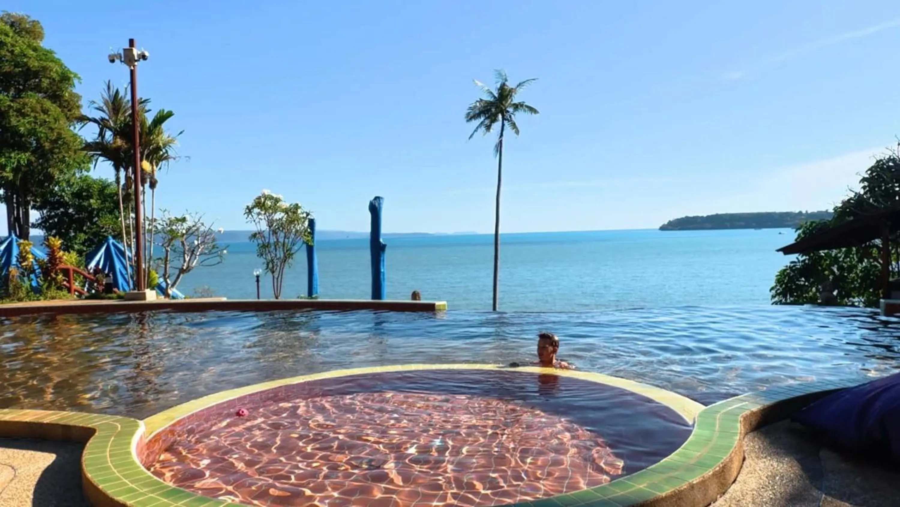 Swimming pool in Koh Mak Buri Hut Natural Resort