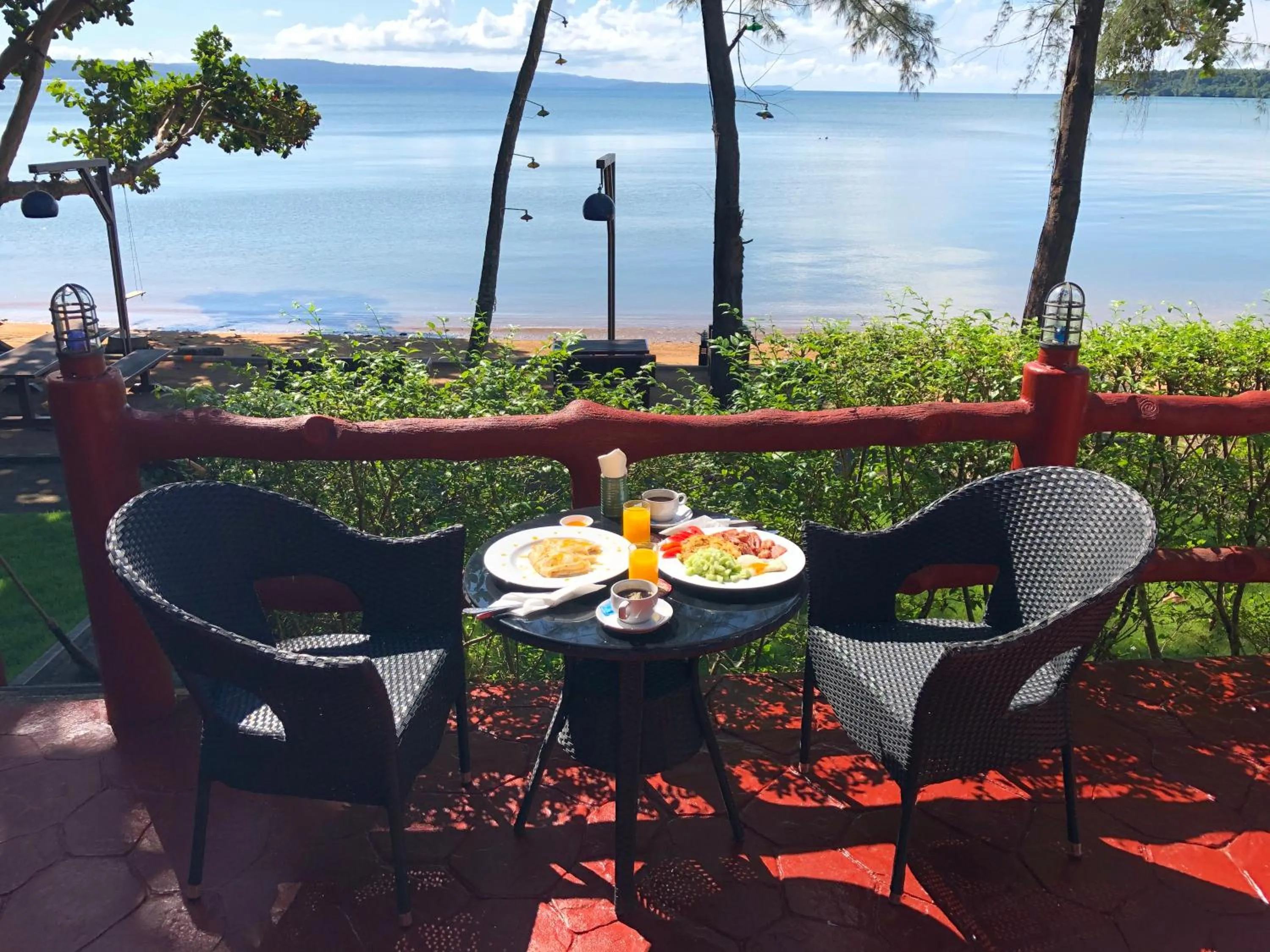 Food close-up in Koh Mak Buri Hut Natural Resort