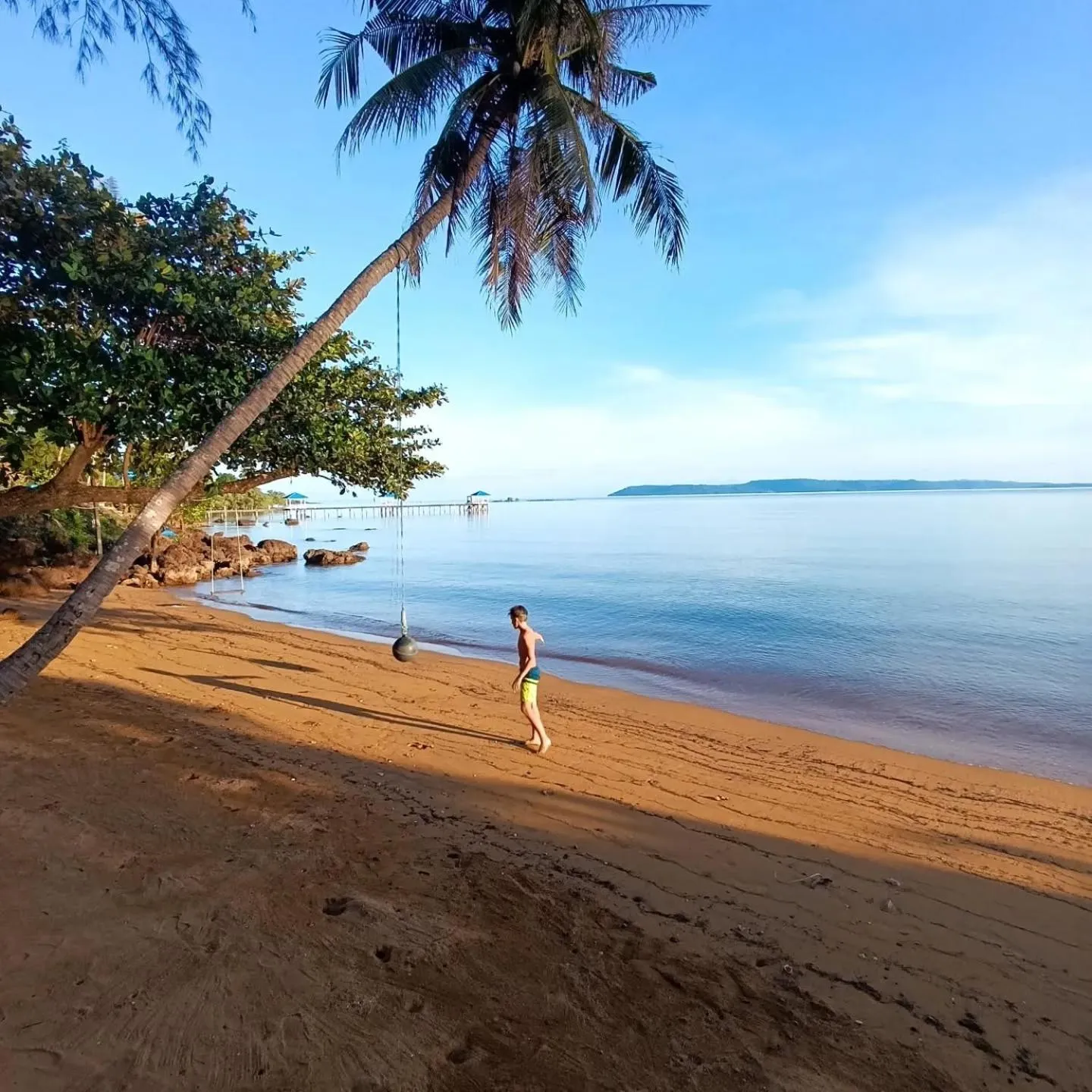 Natural landscape in Koh Mak Buri Hut Natural Resort