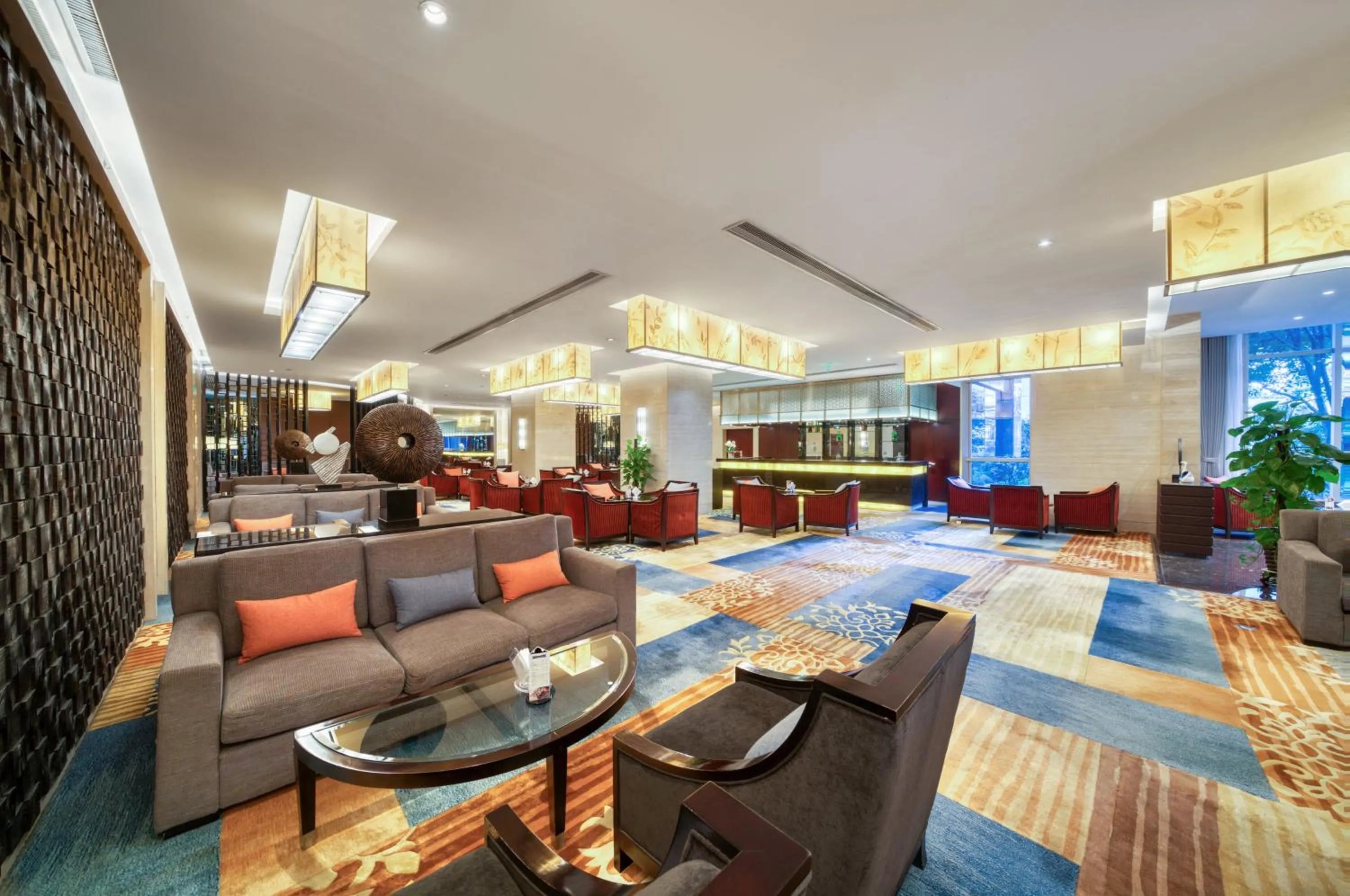 Seating area in Hangzhou HaiWaiHai Hotel