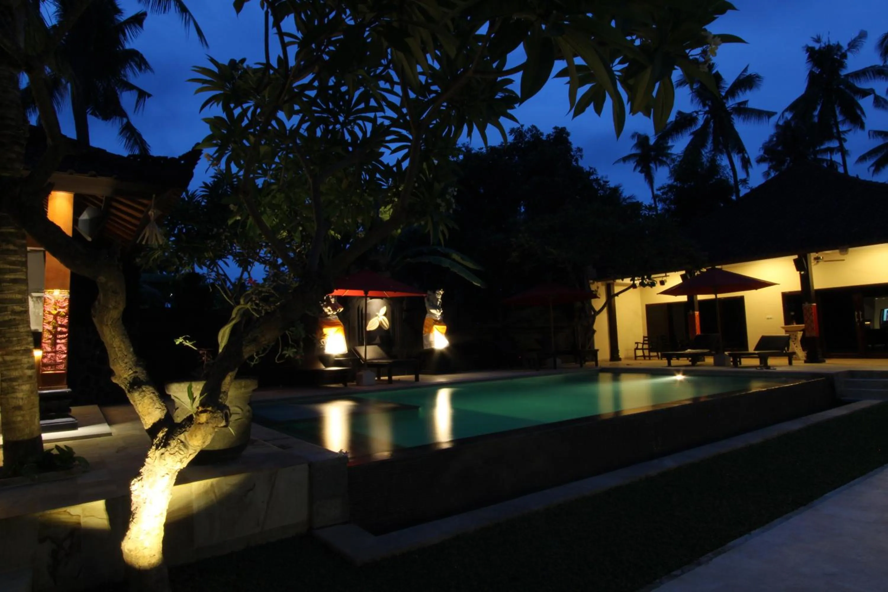 Swimming pool in Hotel Melamun