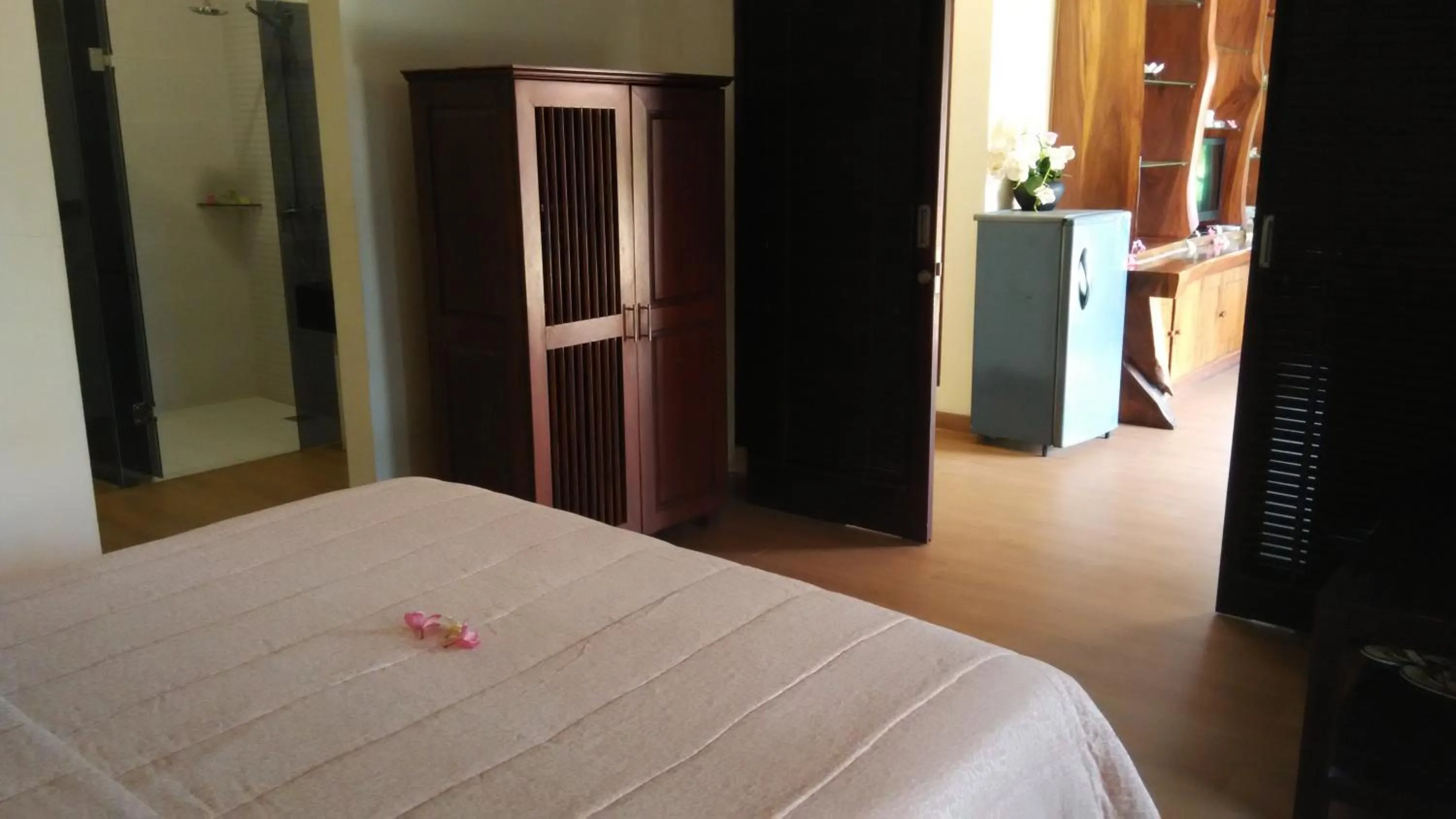 Bed in Hotel Melamun