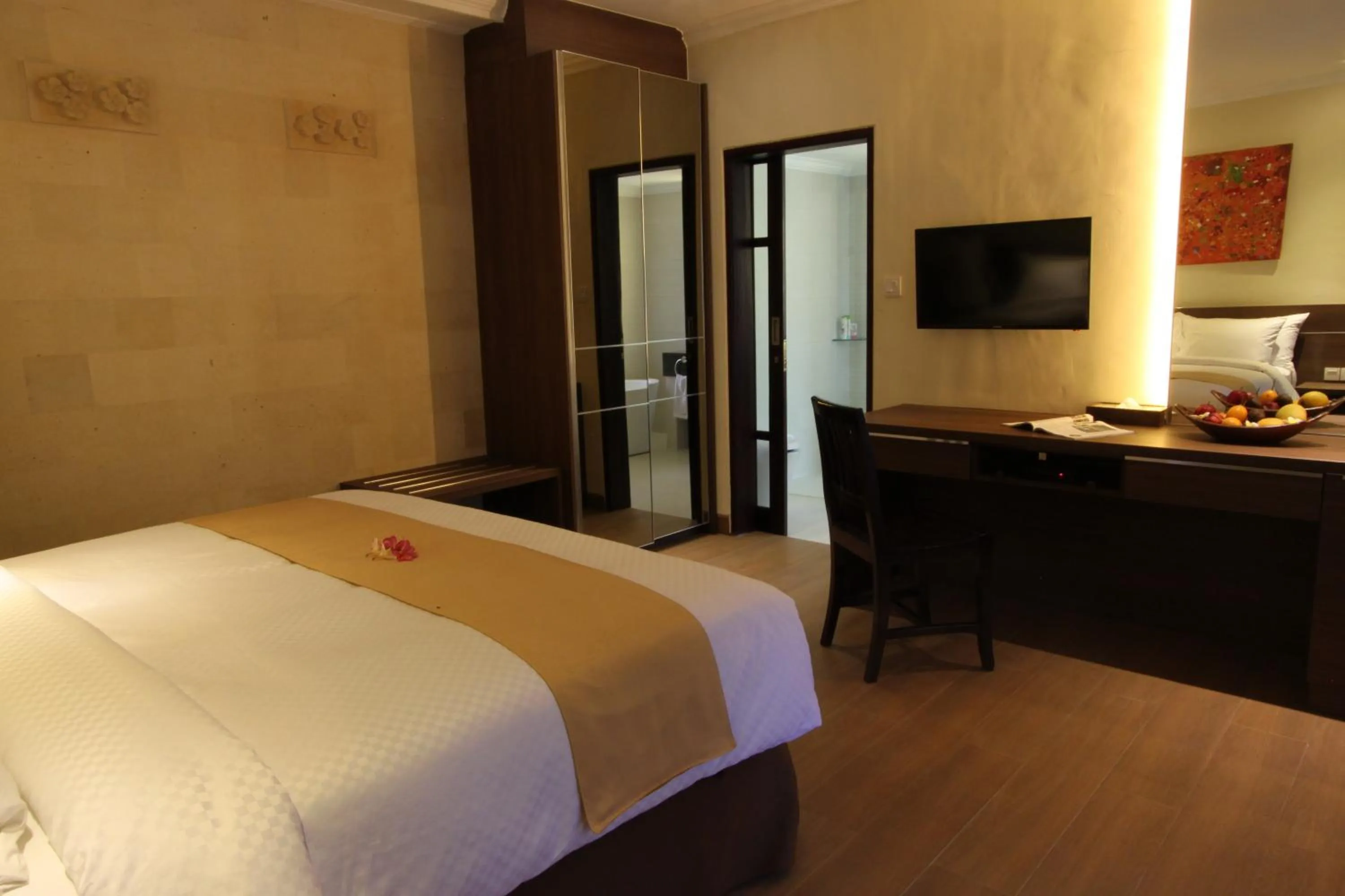 Bedroom, Bed in Hotel Melamun