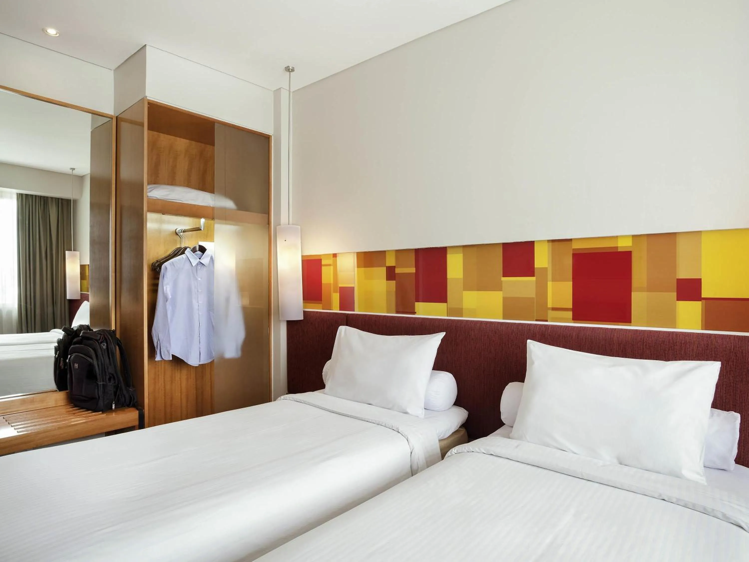 Bedroom, Bed in Ibis Styles Solo