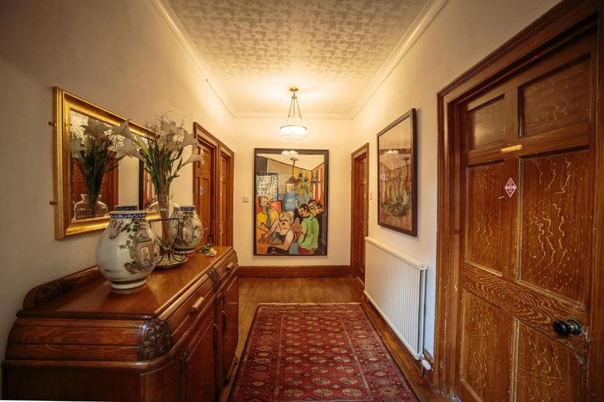 Decorative detail in Torrs Warren Country House Hotel