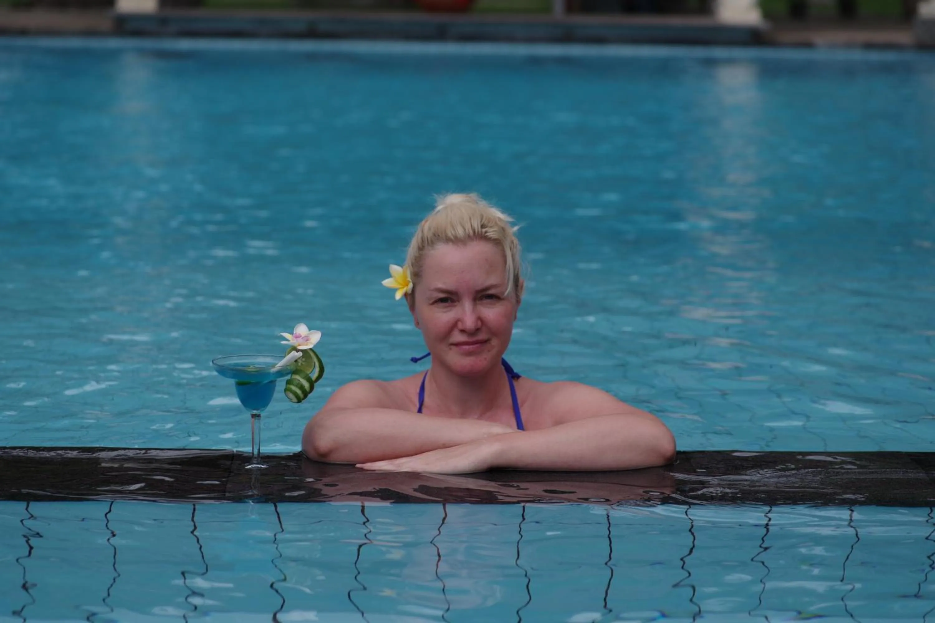 People in Tirta Sari Bungalow