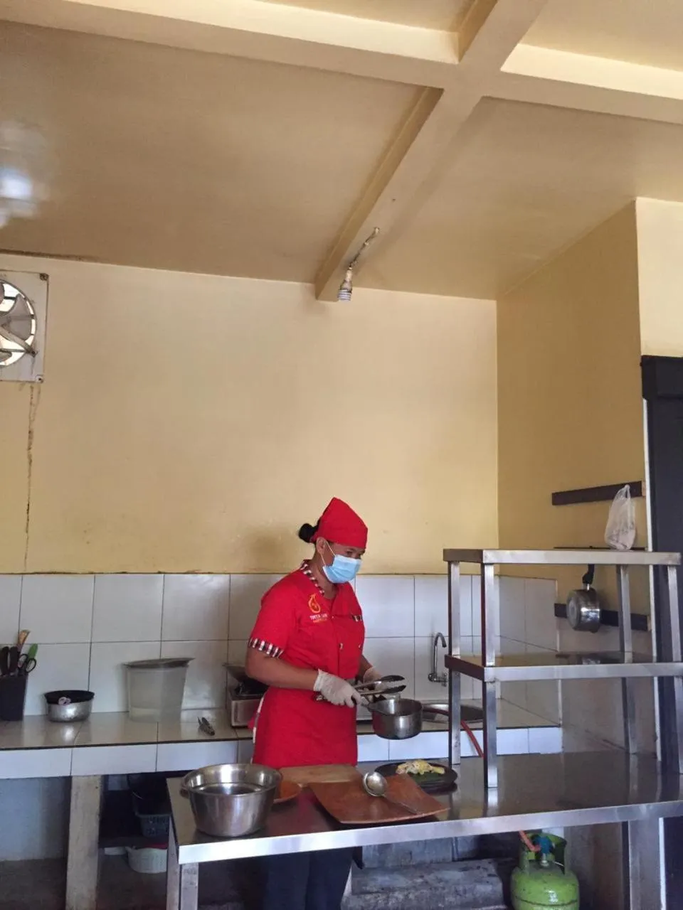 Staff in Tirta Sari Bungalow