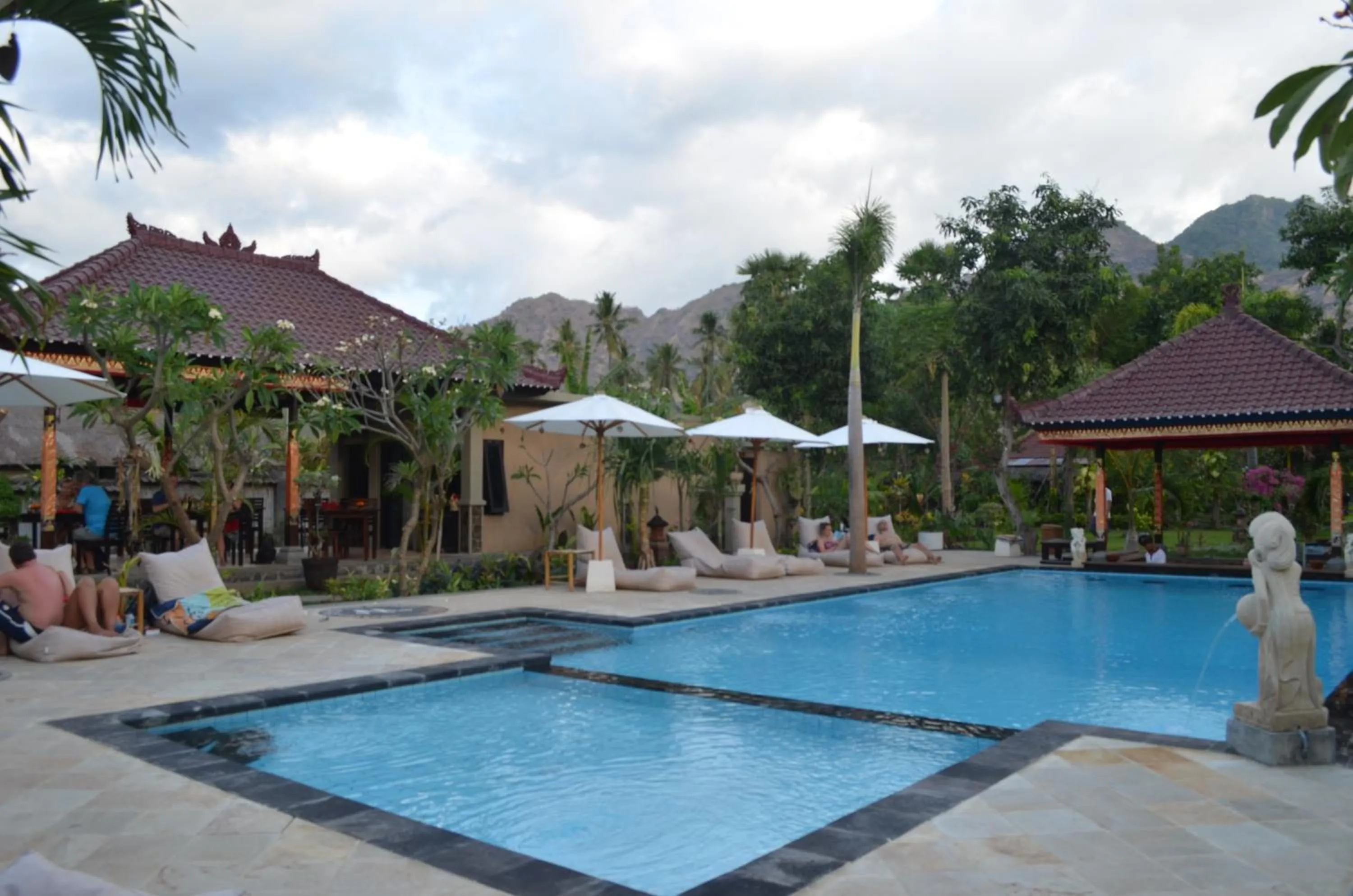 Swimming pool in Tirta Sari Bungalow