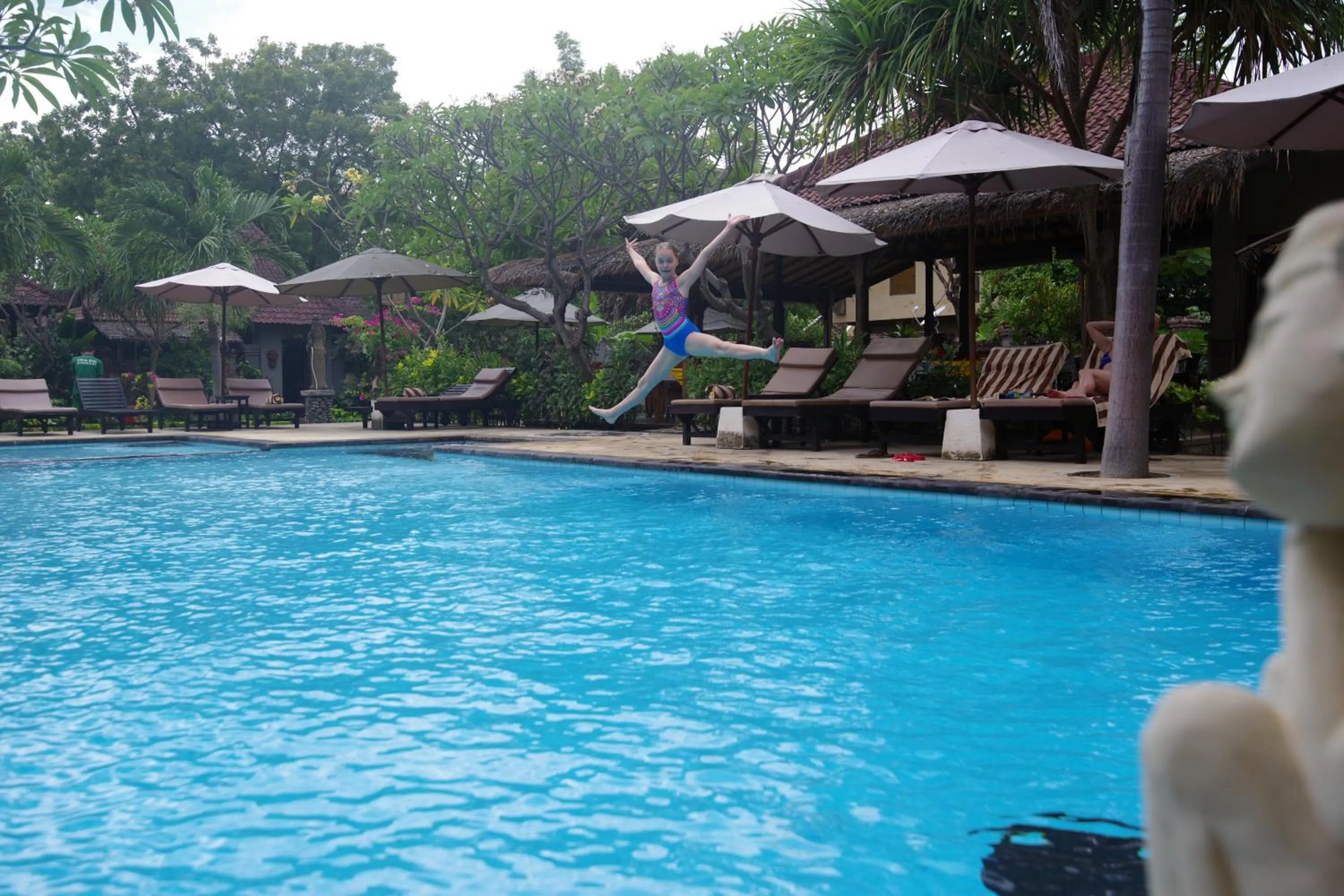 Swimming pool in Tirta Sari Bungalow