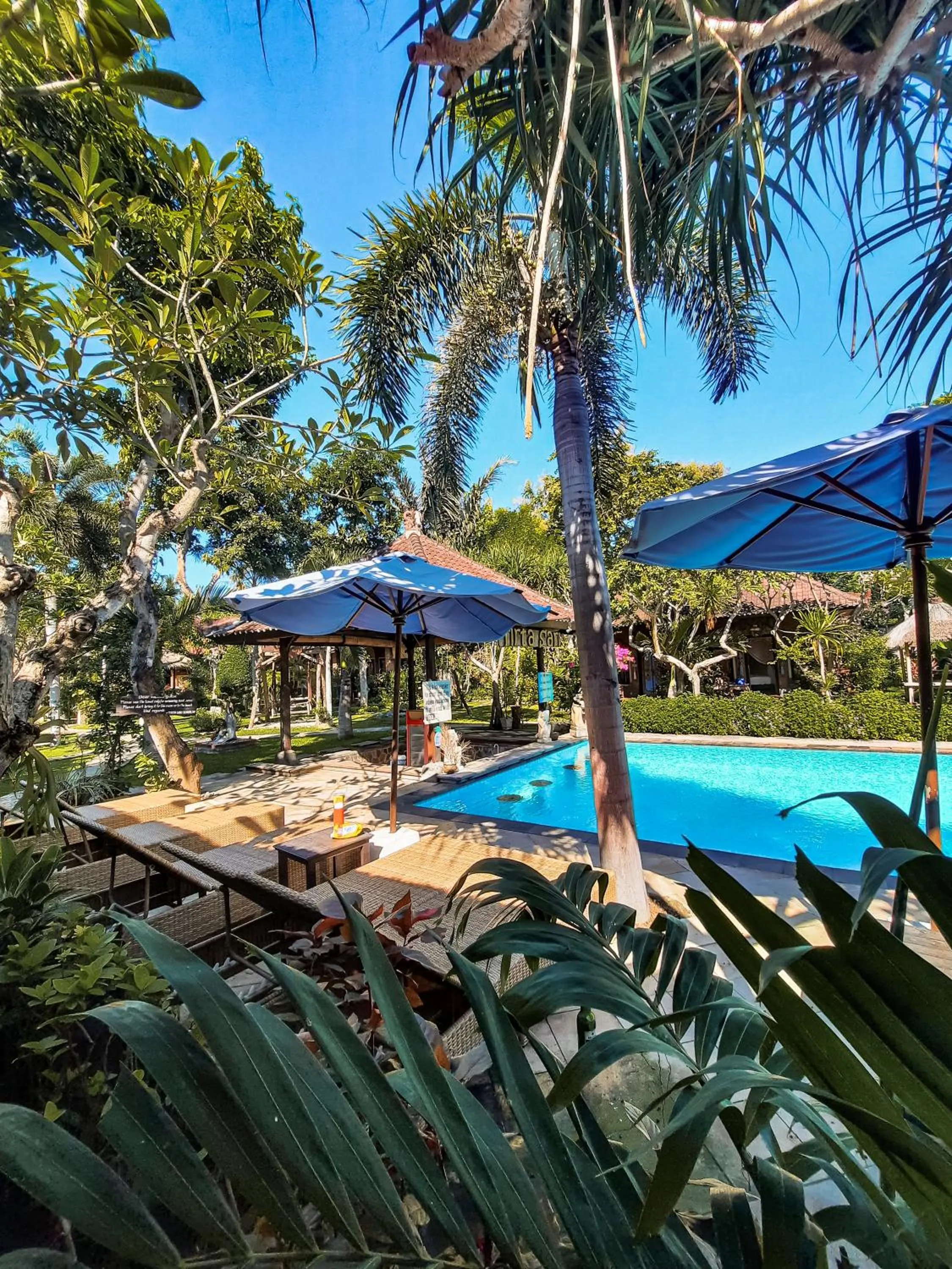 Swimming pool in Tirta Sari Bungalow