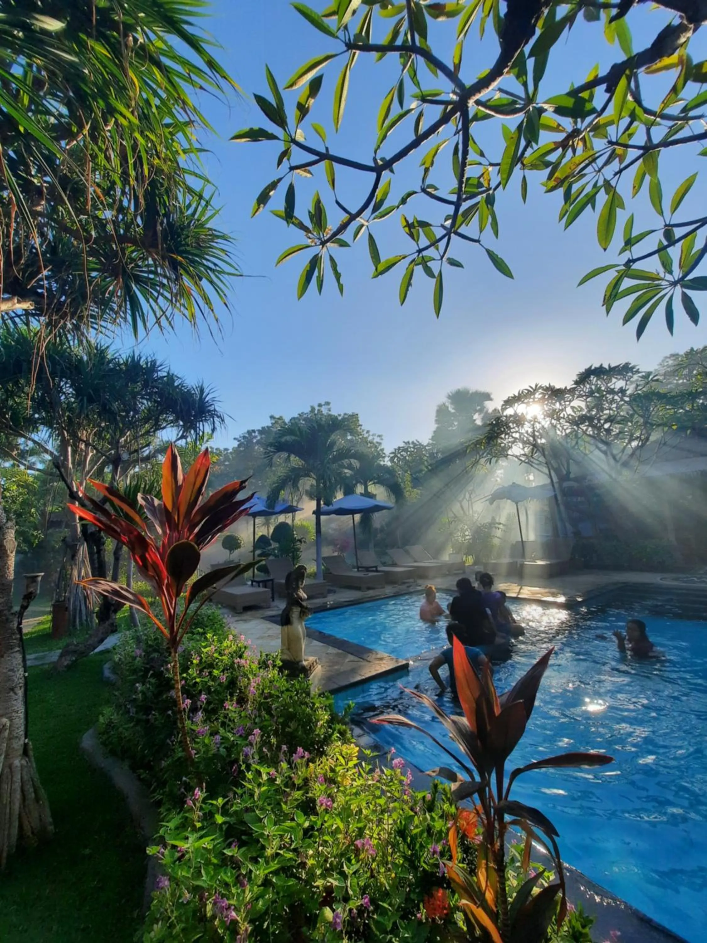 Swimming pool in Tirta Sari Bungalow