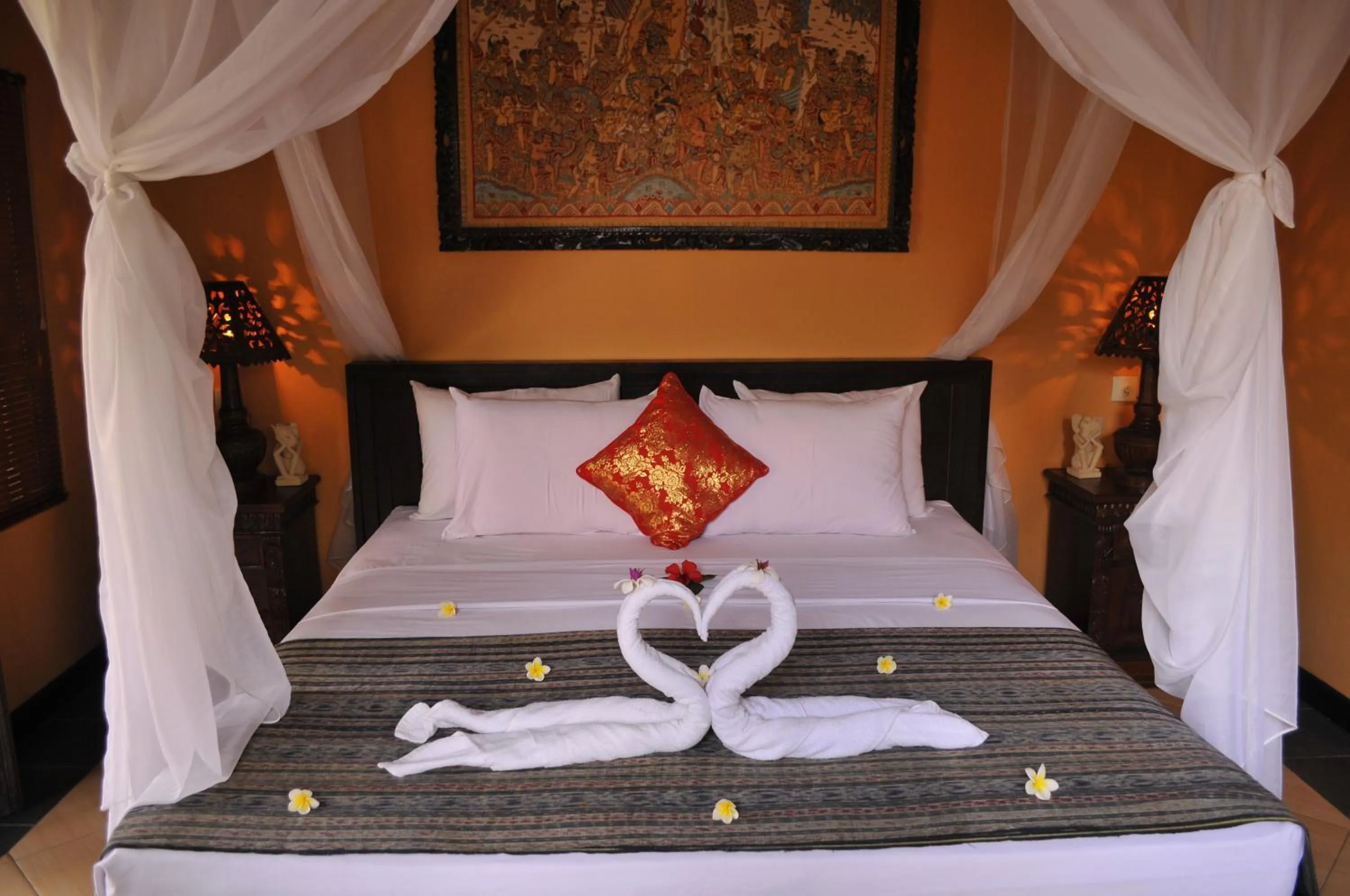 Bedroom, Bed in Tirta Sari Bungalow