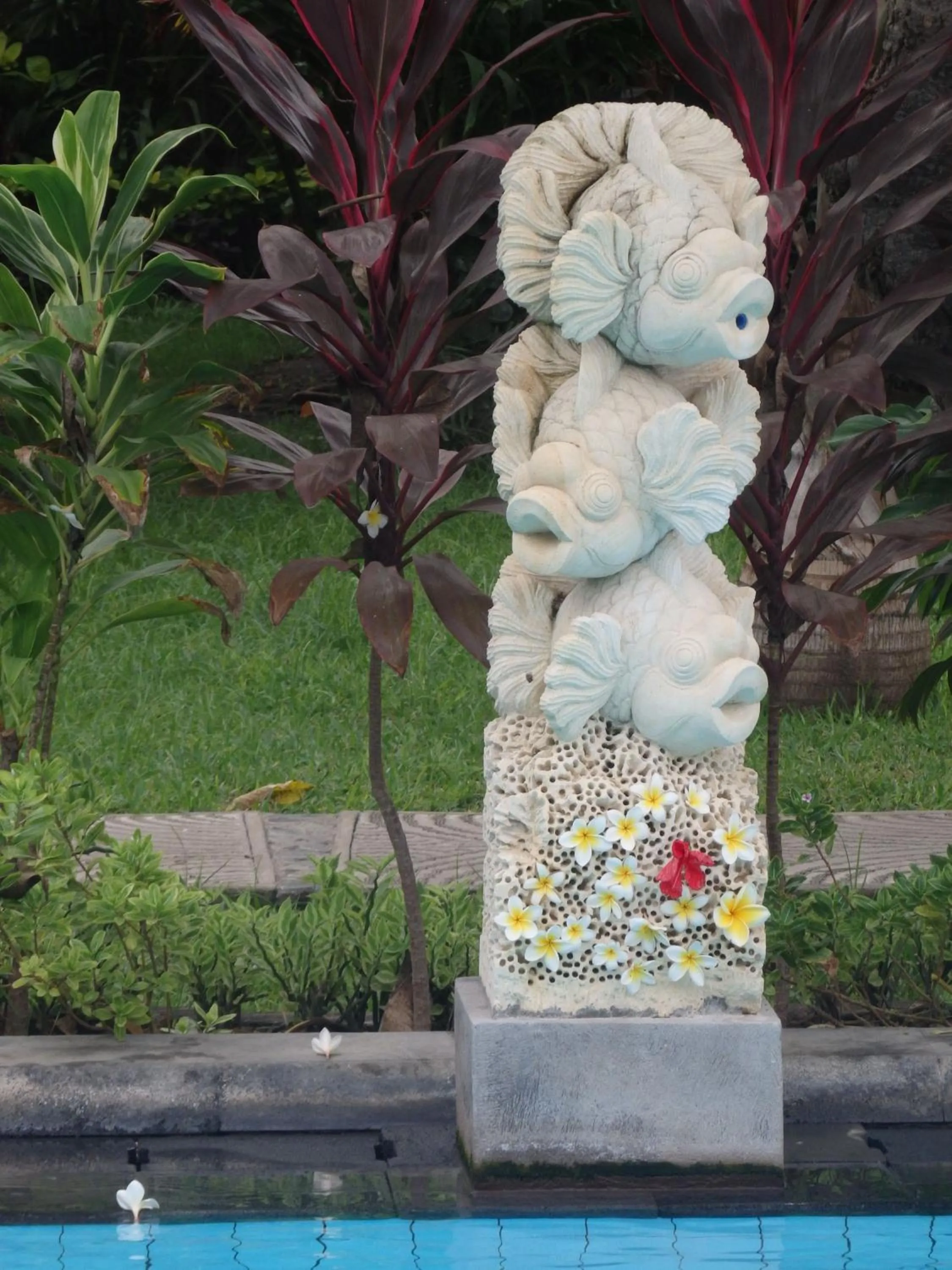 Street view in Tirta Sari Bungalow