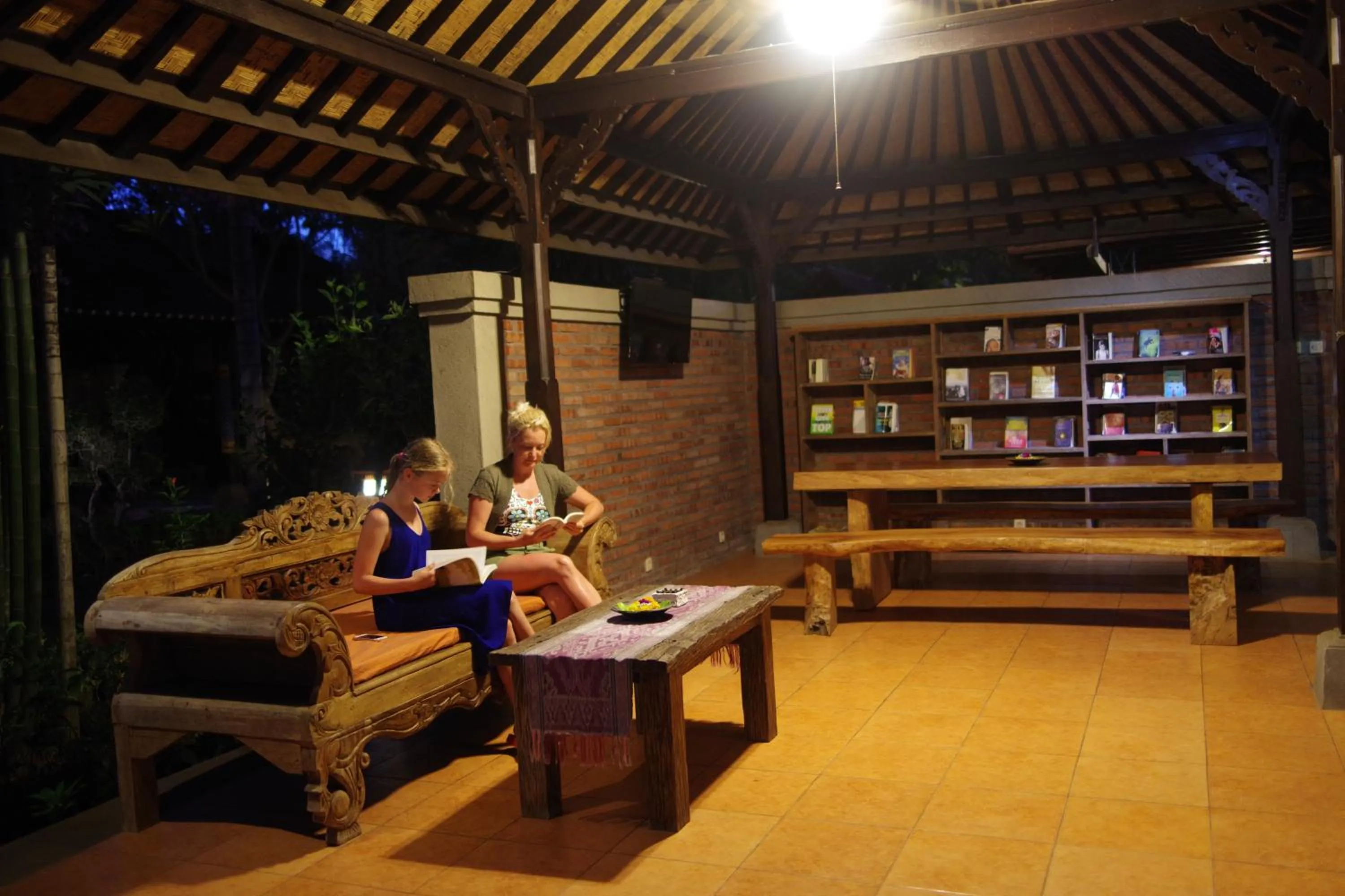 Library in Tirta Sari Bungalow