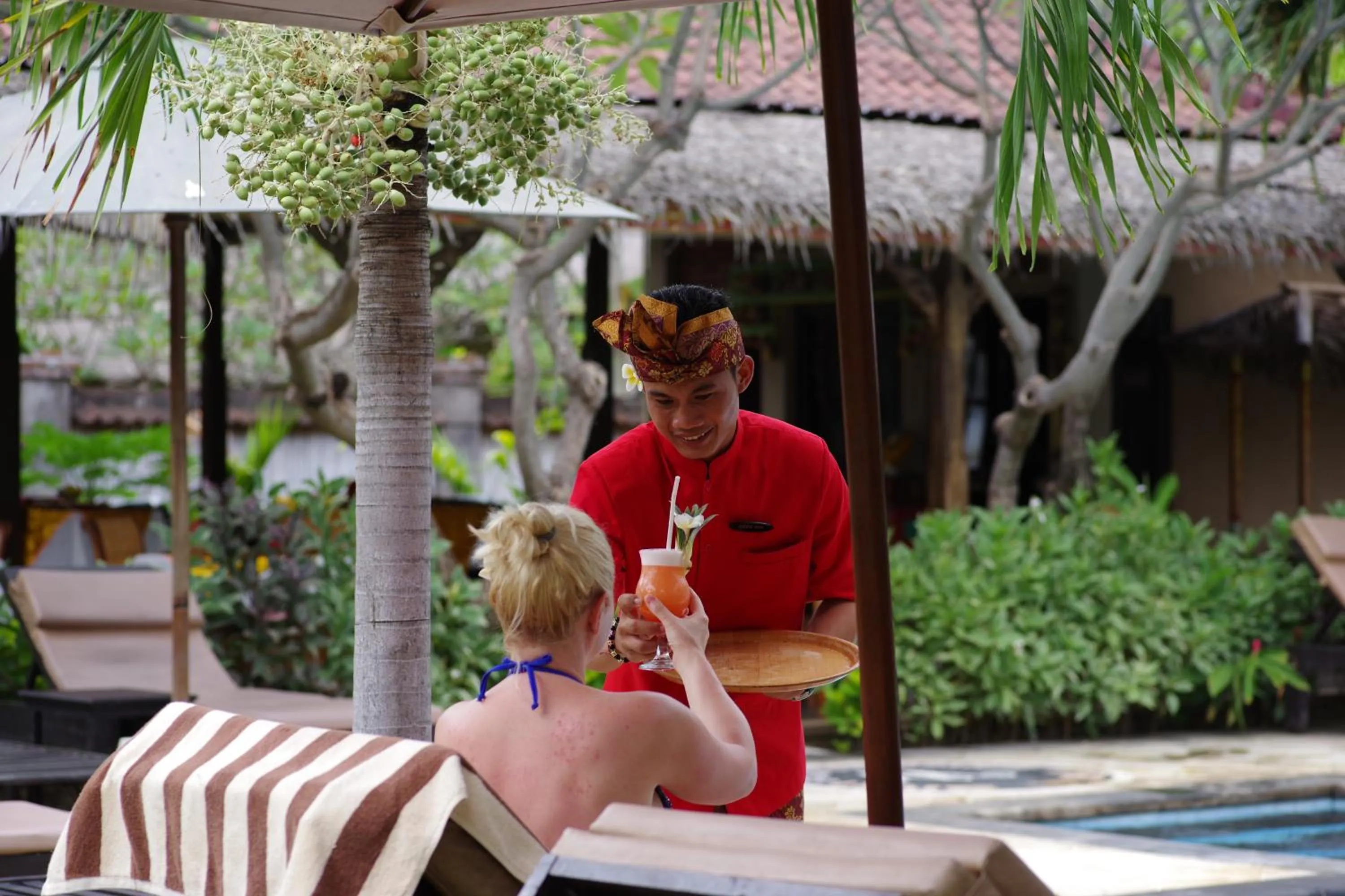 Guests in Tirta Sari Bungalow