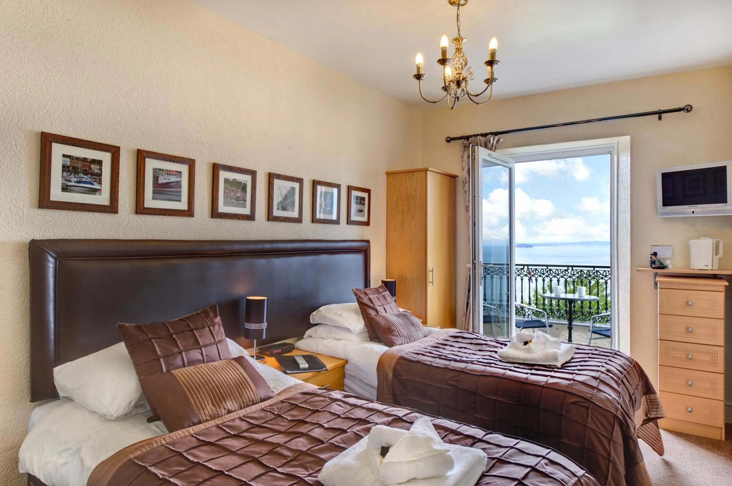 Balcony/Terrace, Bed in The Downs, Babbacombe