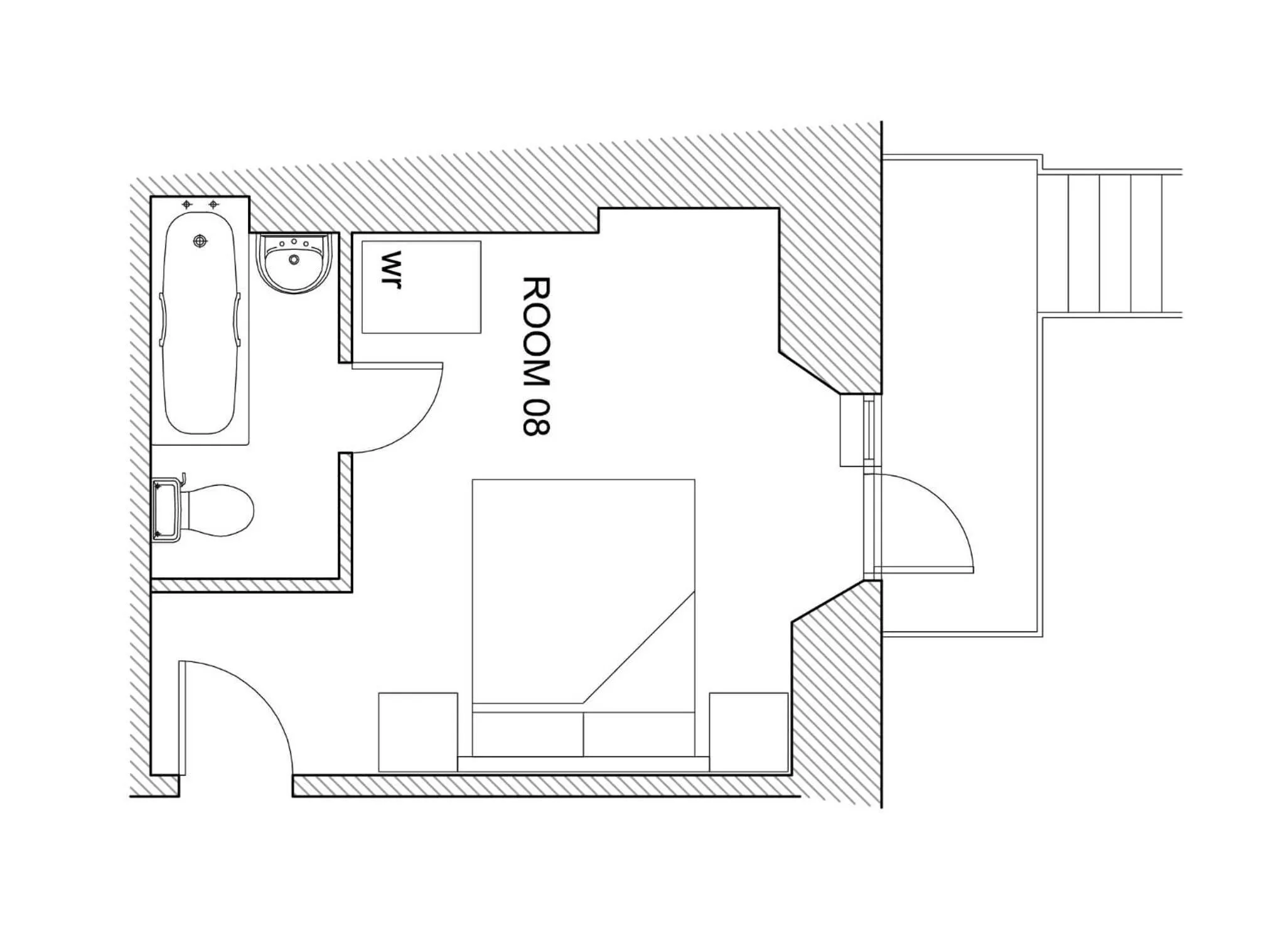 Floor plan in The Downs, Babbacombe
