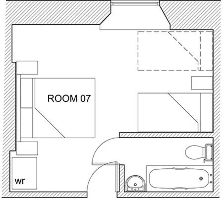 Floor plan in The Downs, Babbacombe