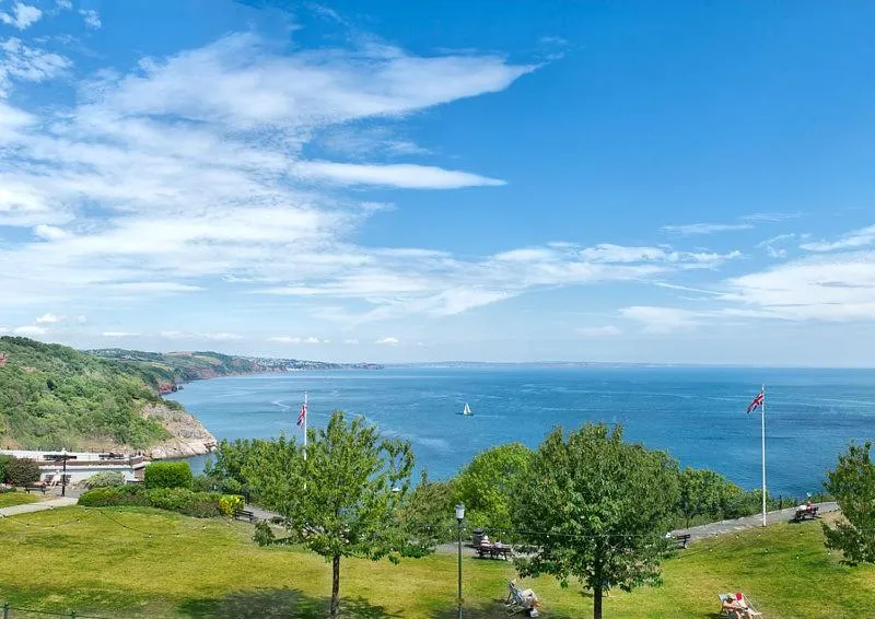 Sea view in The Downs, Babbacombe