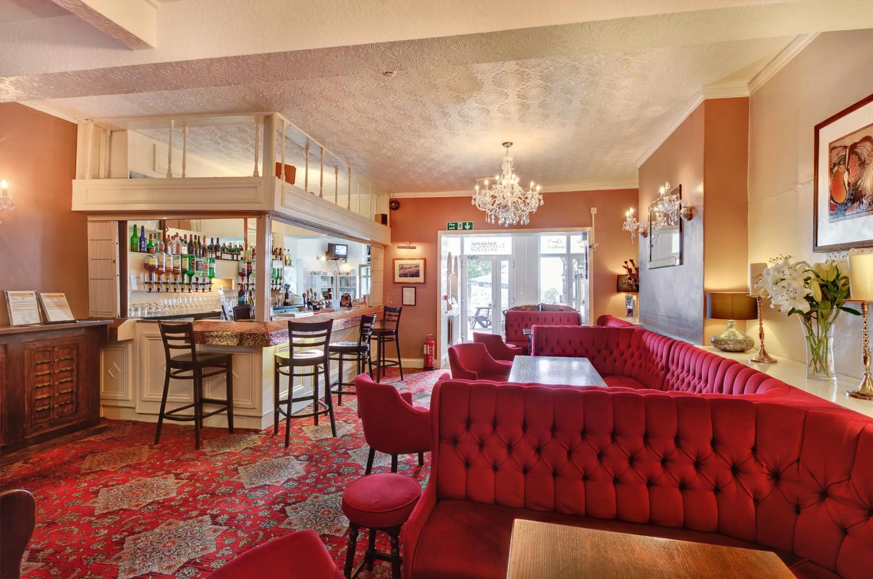 Communal lounge/ TV room in The Downs, Babbacombe