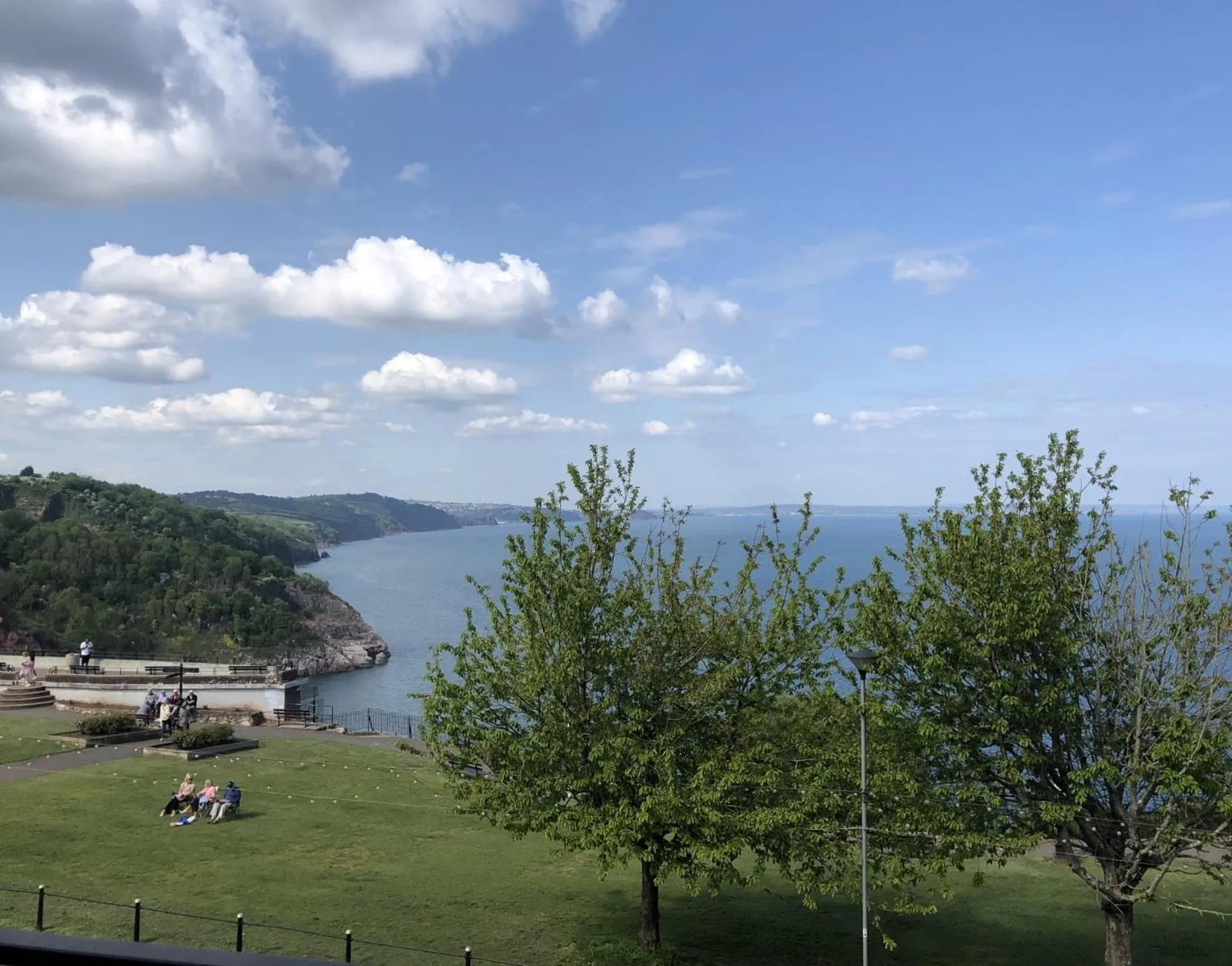 Sea view in The Downs, Babbacombe