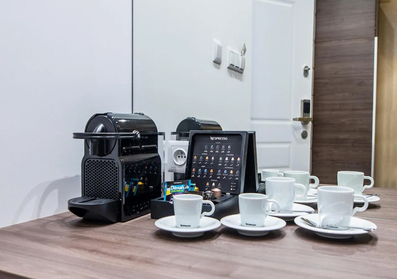 Coffee/tea facilities in Aparthotel Rakowicka Residence